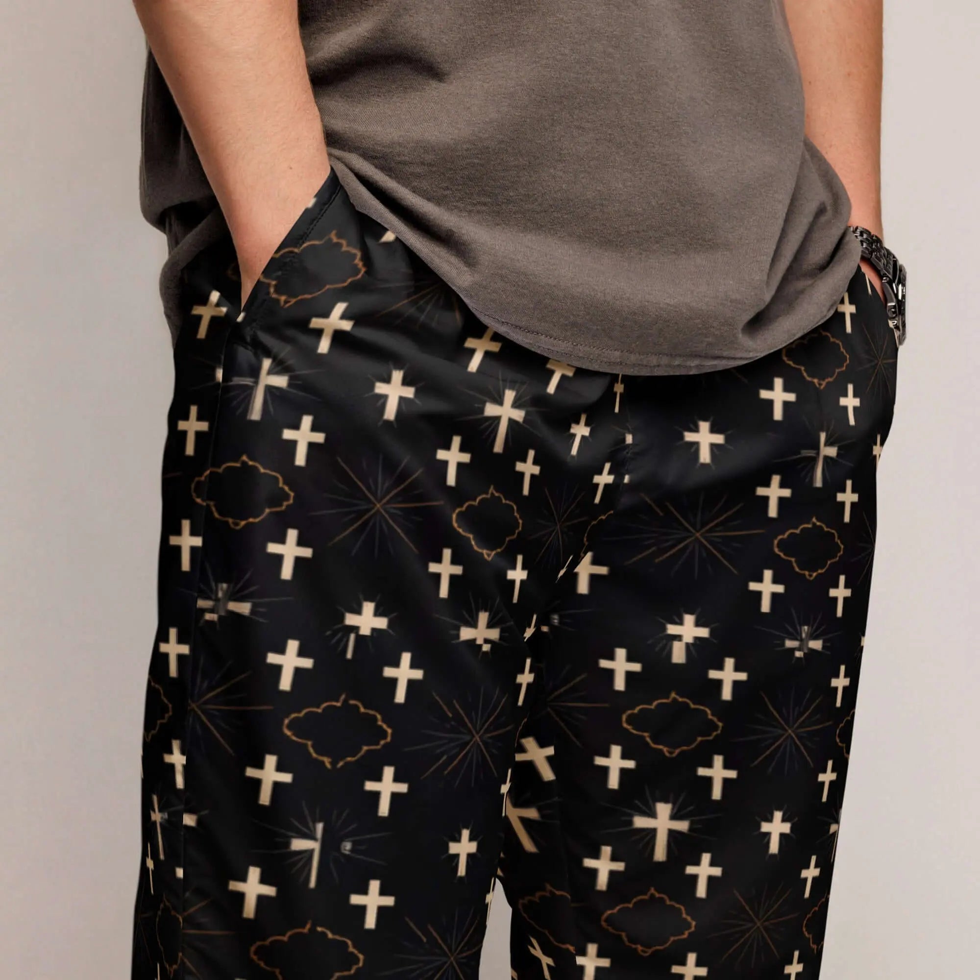 Crossed Up Unisex track pants.