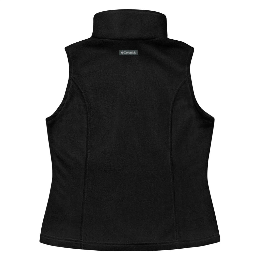 Crown and Concrete Embroidered Women's Columbia Fleece Vest | Cute Logo - Hustler Dior