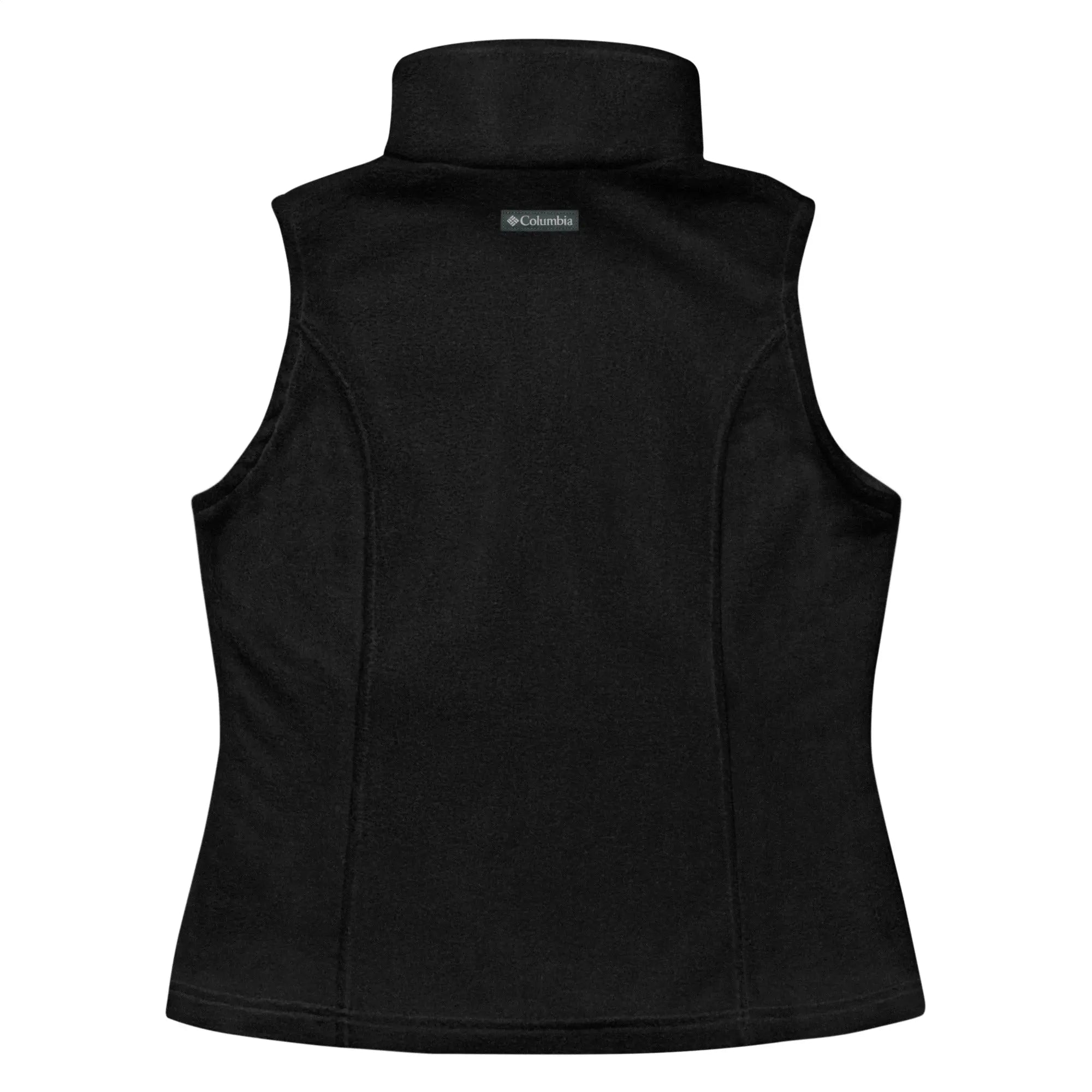 Crown and Concrete Embroidered Women's Columbia Fleece Vest | Cute Logo - Hustler Dior