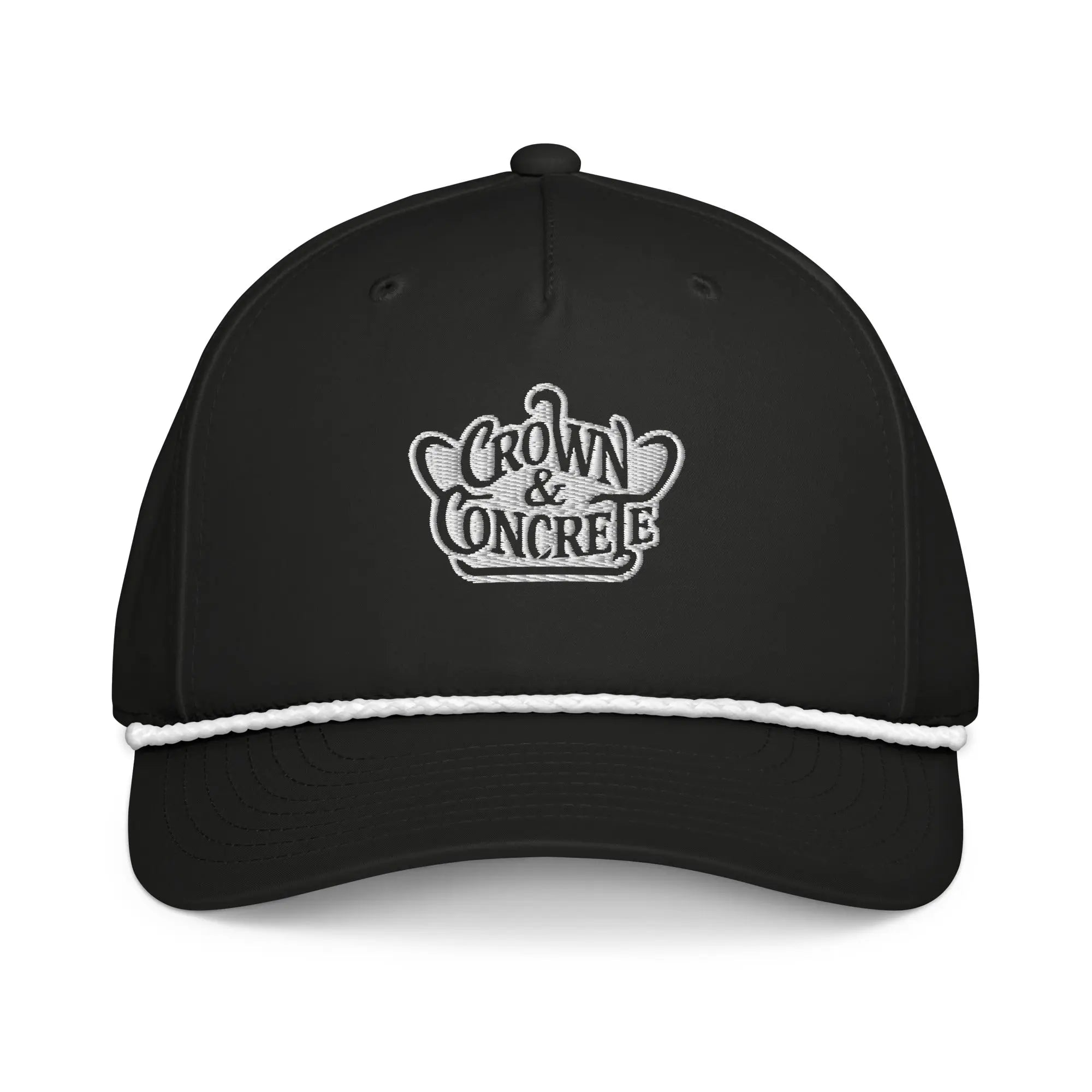 Crown & Concrete 3D - Puff Rope - Bill Snapback – “Concrete Blue” Limited Drop - Hustler Dior