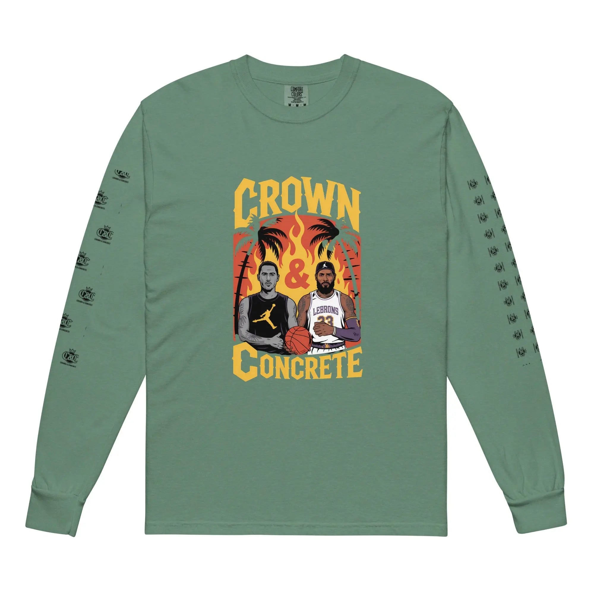 Crown & Concrete x Hustler Dior “Legends in the Fire” Long - Sleeve - Hustler Dior