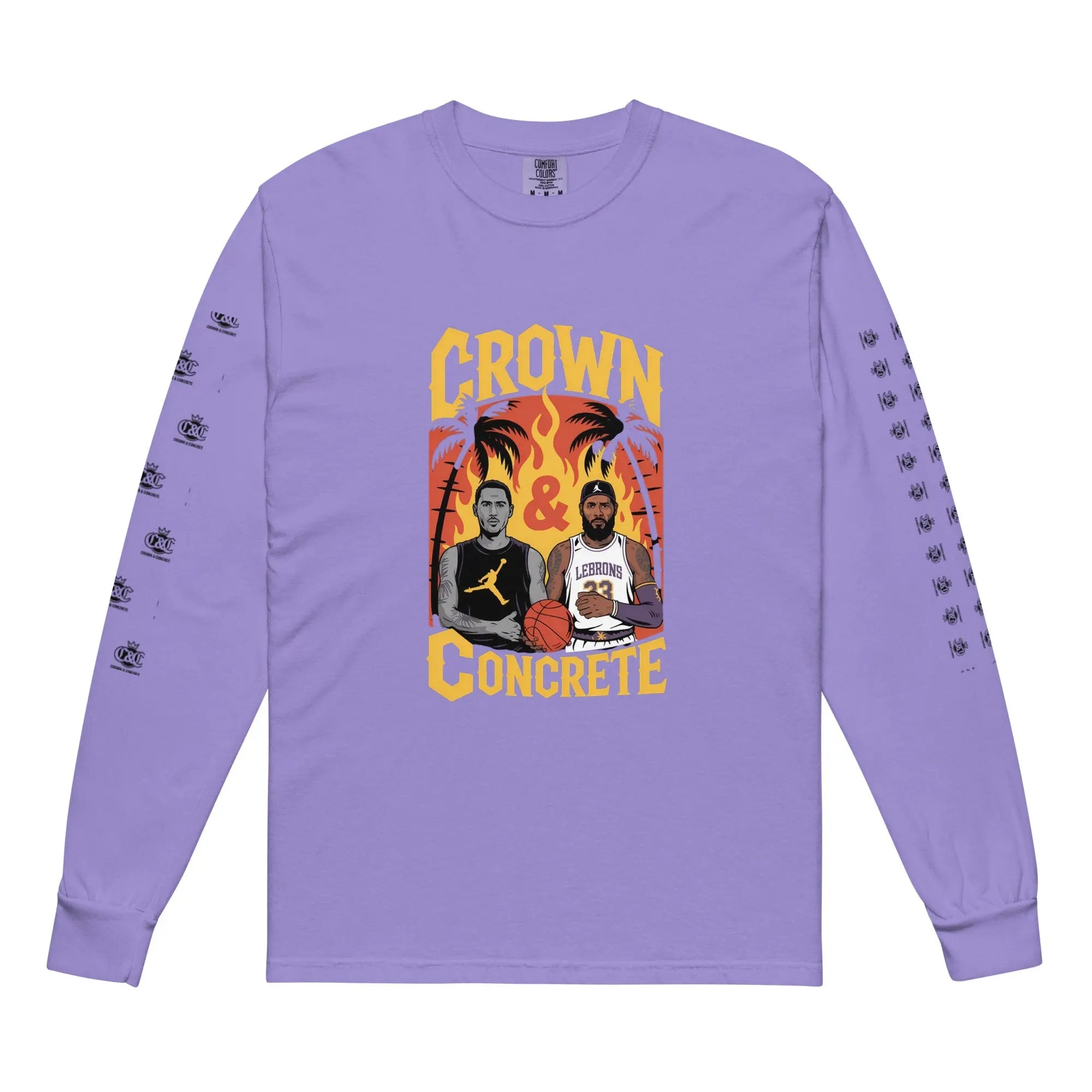 Crown & Concrete x Hustler Dior “Legends in the Fire” Long - Sleeve - Hustler Dior