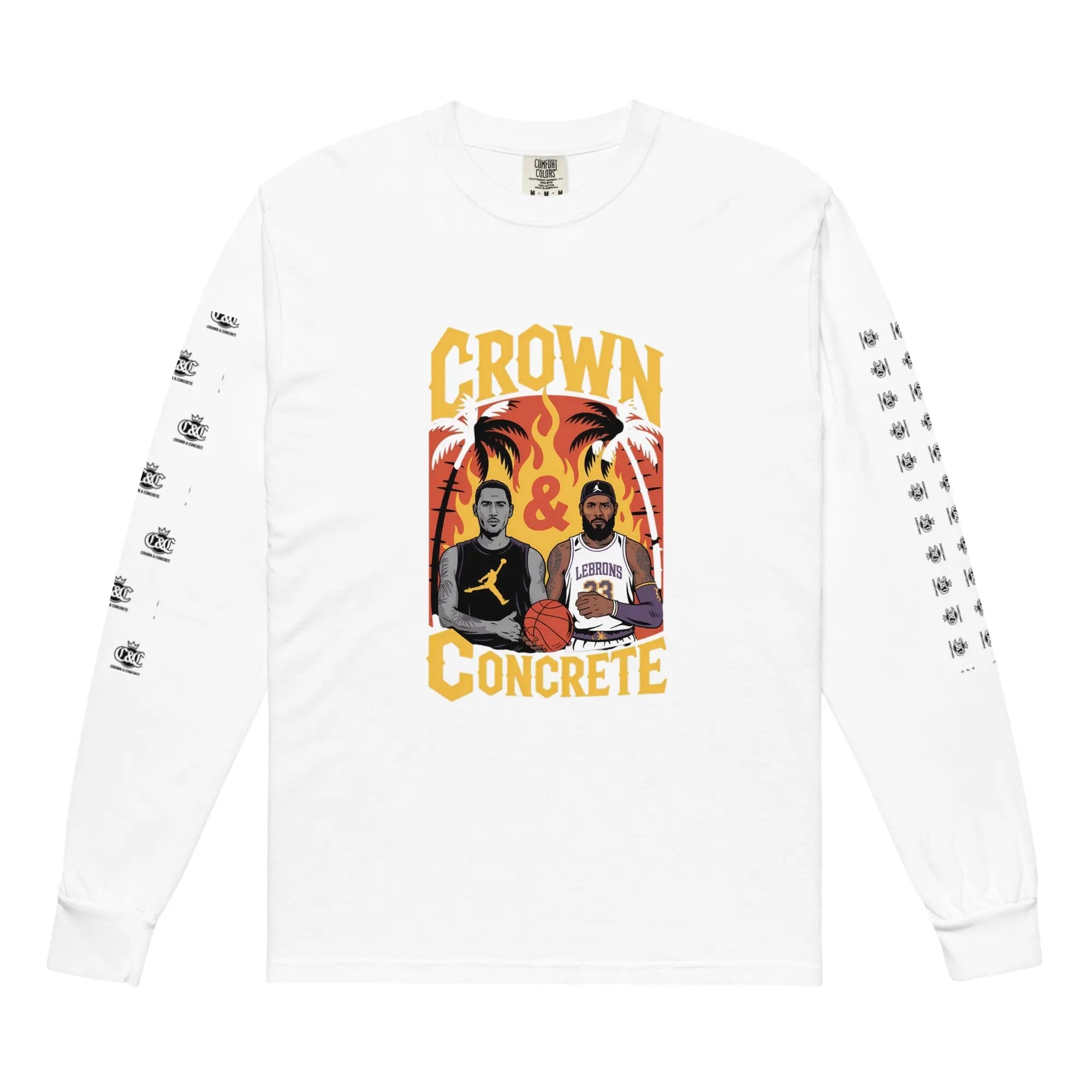 Crown & Concrete x Hustler Dior “Legends in the Fire” Long - Sleeve - Hustler Dior