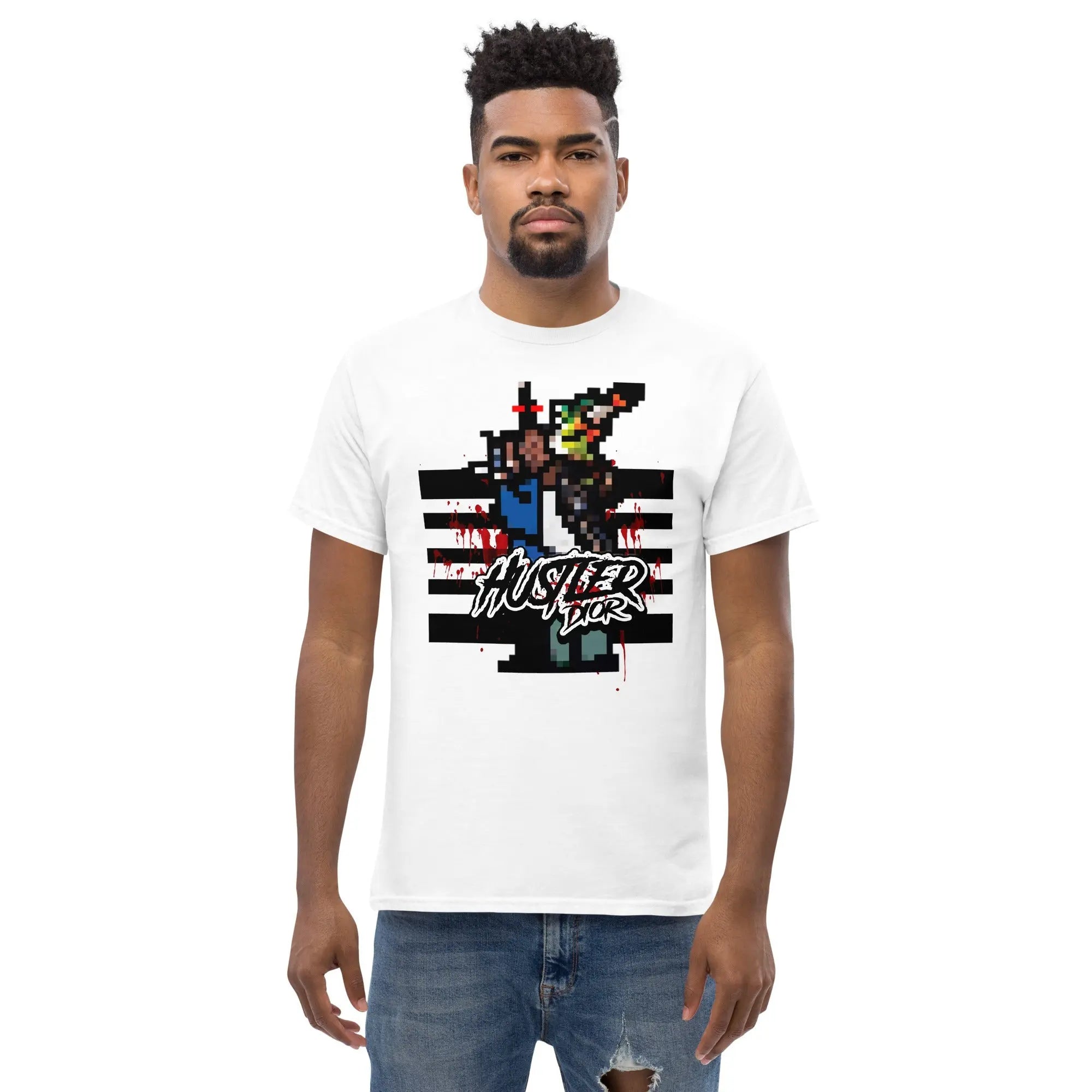 Don't B A Menace Tees heavyweight tee - Hustler Dior