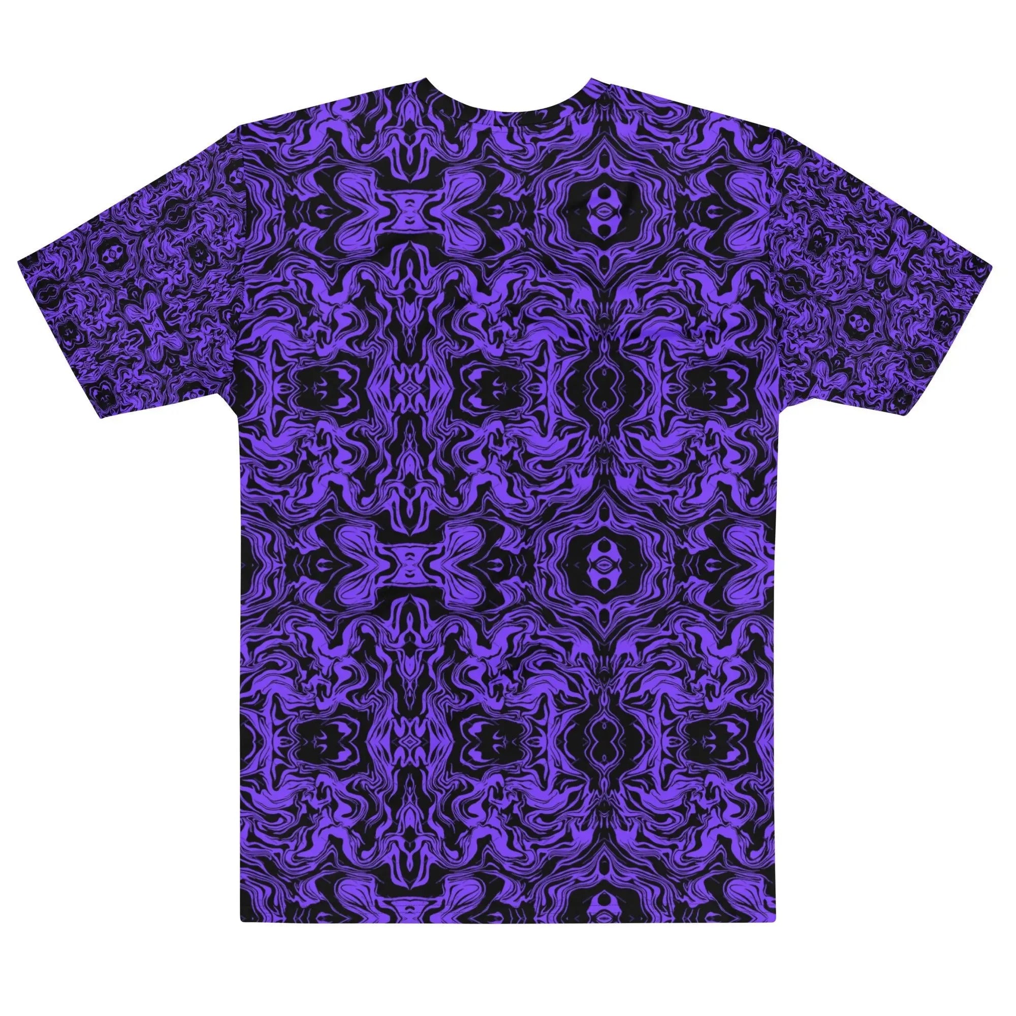 Electric Blue Vortex T Shirt | Star GraphicMen’s cotton crew neck t-shirt.