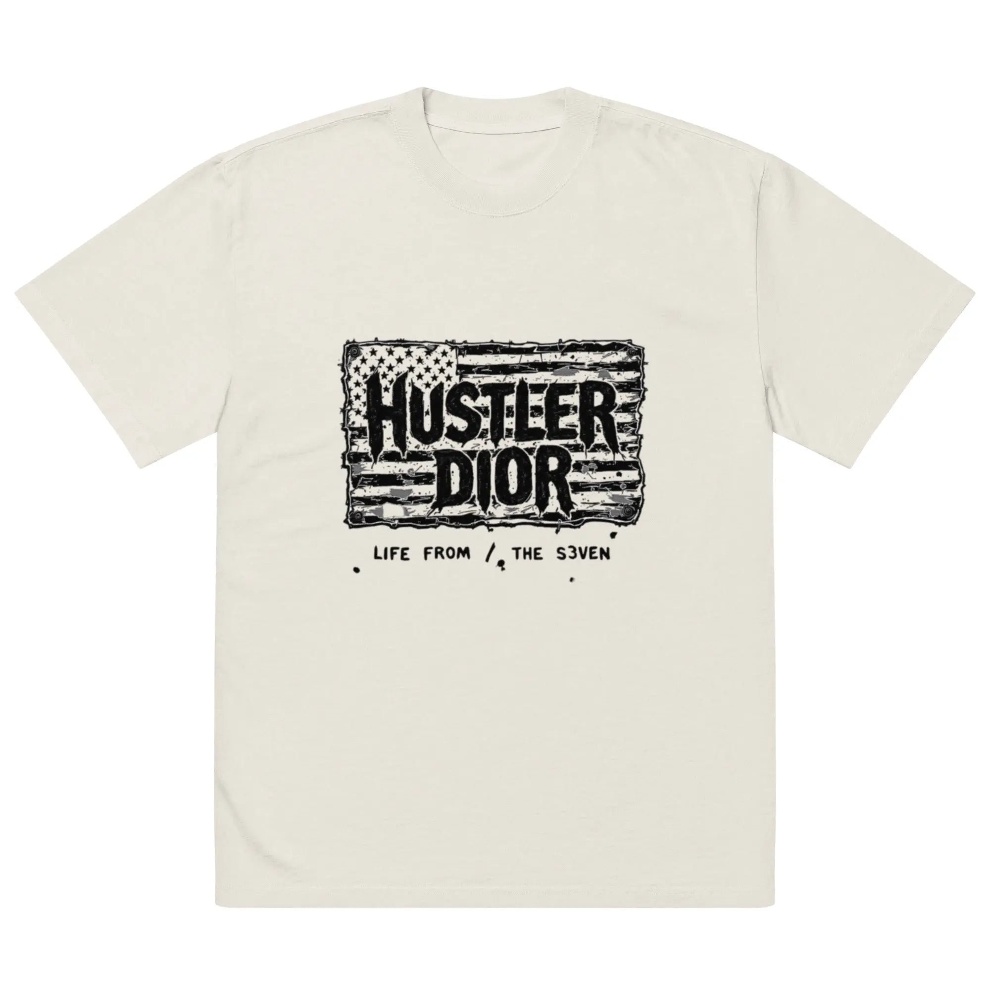 Hustler Dior Oversized Flag Tee.