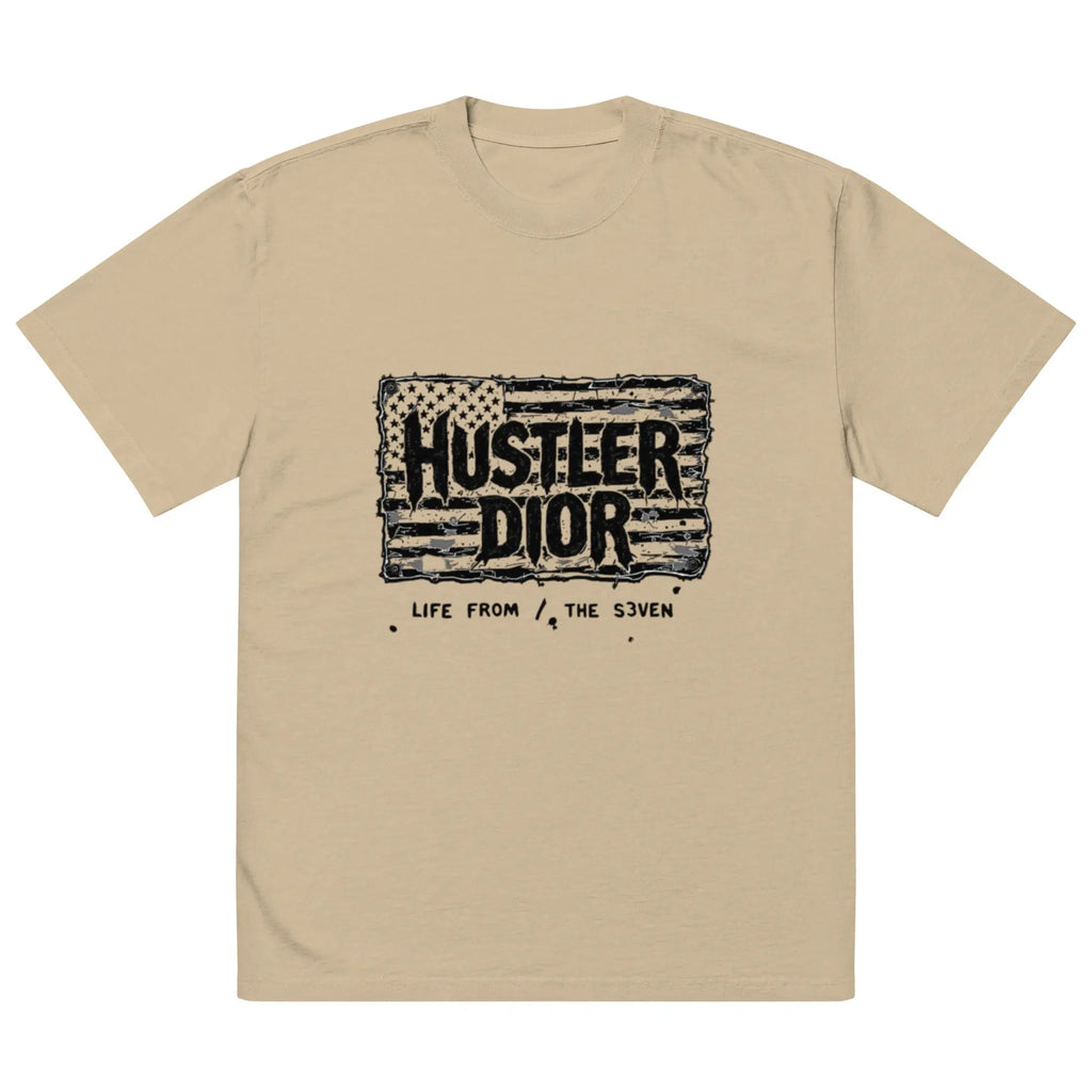 Hustler Dior Oversized Flag Tee.