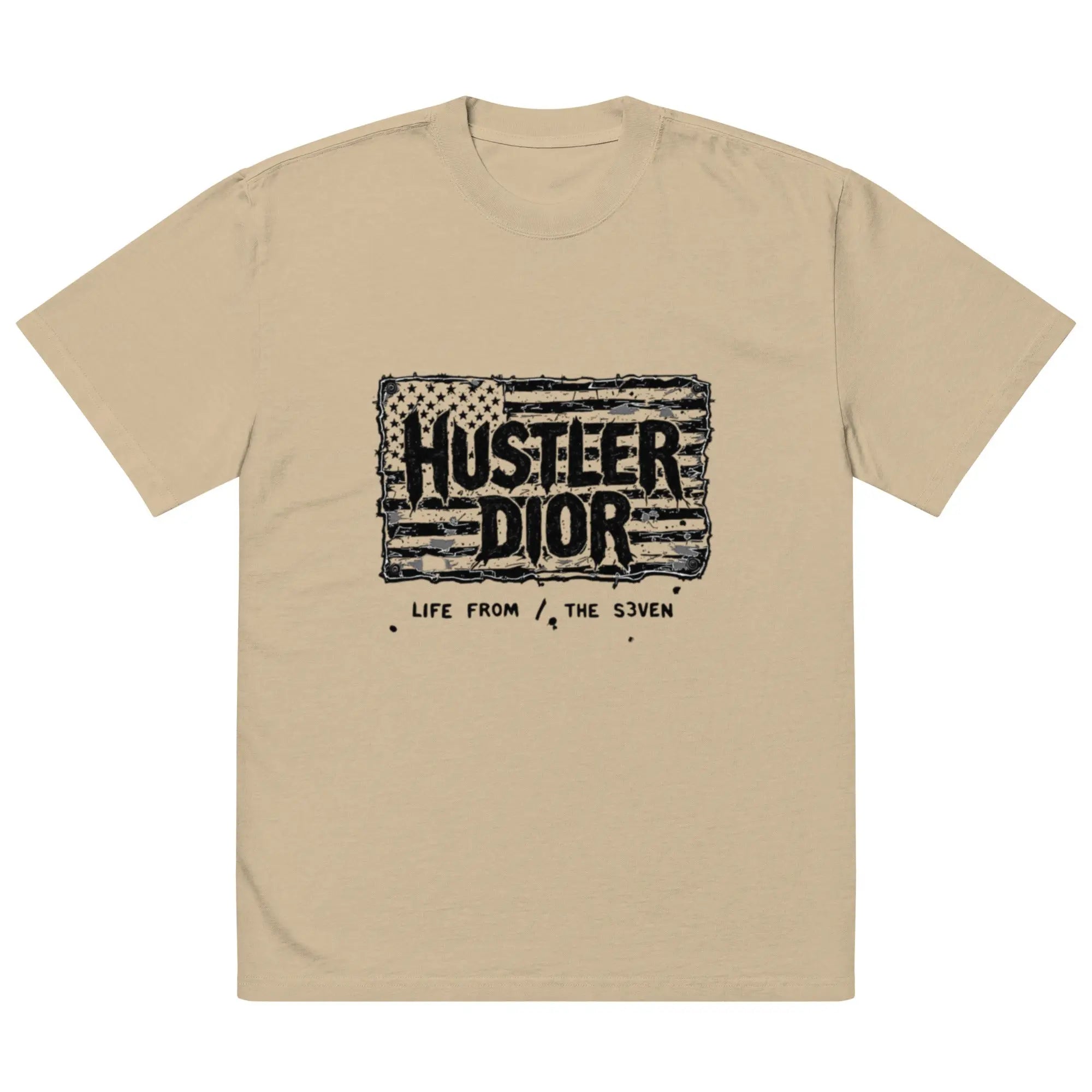 Hustler Dior Oversized Flag Tee.