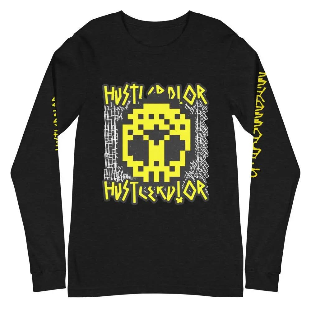 HD Skull 8 Bit Long Sleeve.