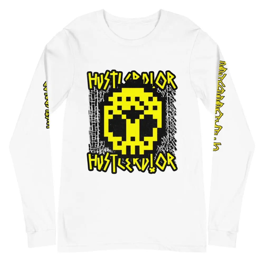 HD Skull 8 Bit Long Sleeve.