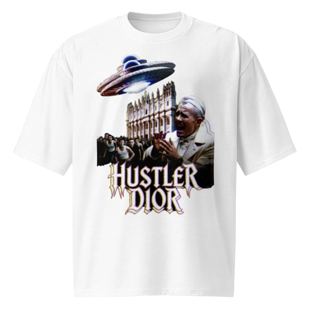 His Holiness Hustler Dior Gothic Graphic Tee - Hustler Dior