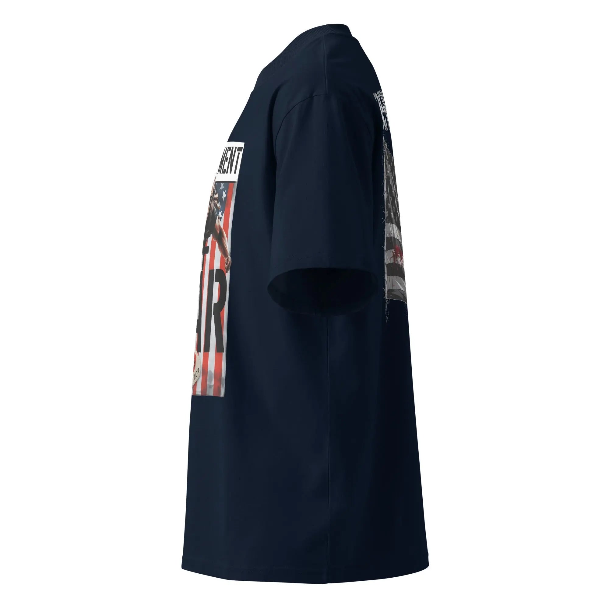 Hustler Dior: “Raise the Flag” — Oversized Department of War Tee.
