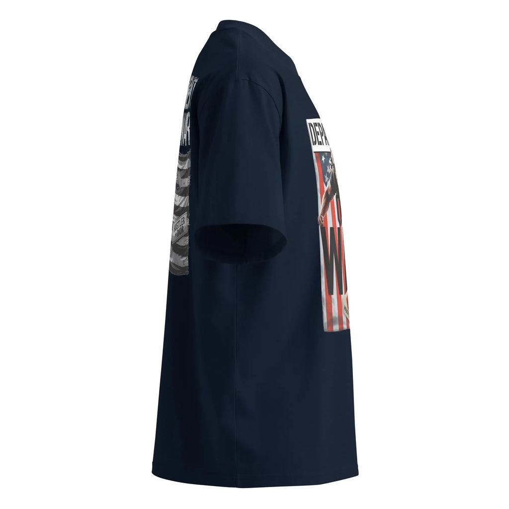 Hustler Dior: “Raise the Flag” — Oversized Department of War Tee.