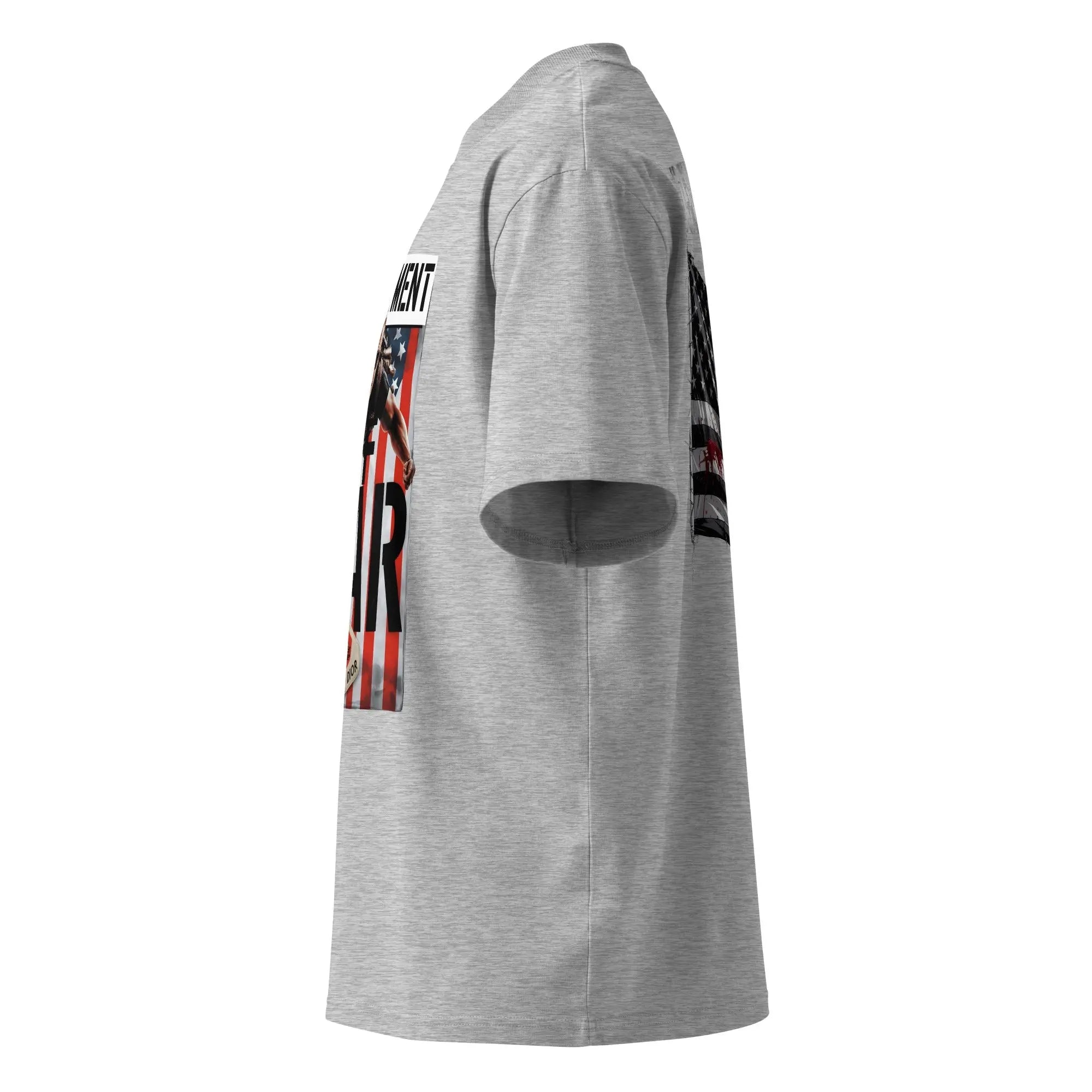 Hustler Dior: “Raise the Flag” — Oversized Department of War Tee.