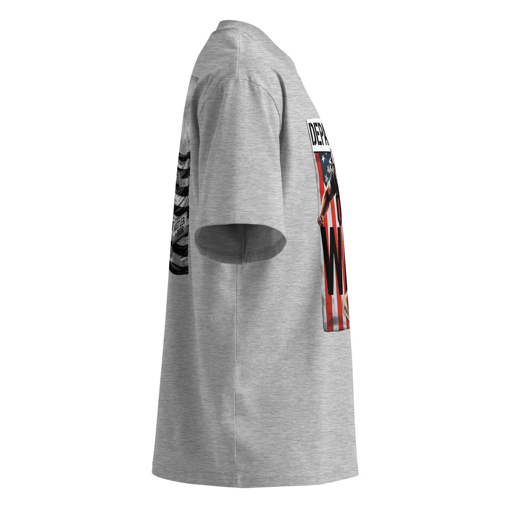 Hustler Dior: “Raise the Flag” — Oversized Department of War Tee.