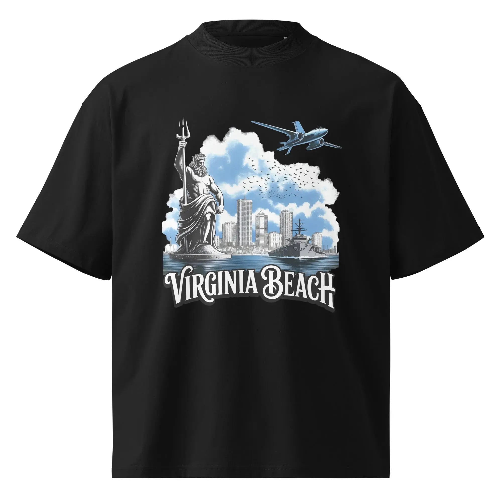 Hustler Dior: “Virginia Legends” — Oversized TeeUnisex organic oversized high neck t-shirt.
