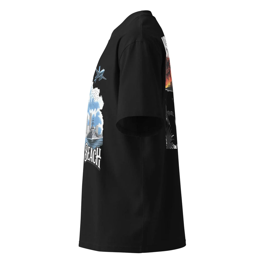 Hustler Dior: “Virginia Legends” — Oversized TeeUnisex organic oversized high neck t-shirt.