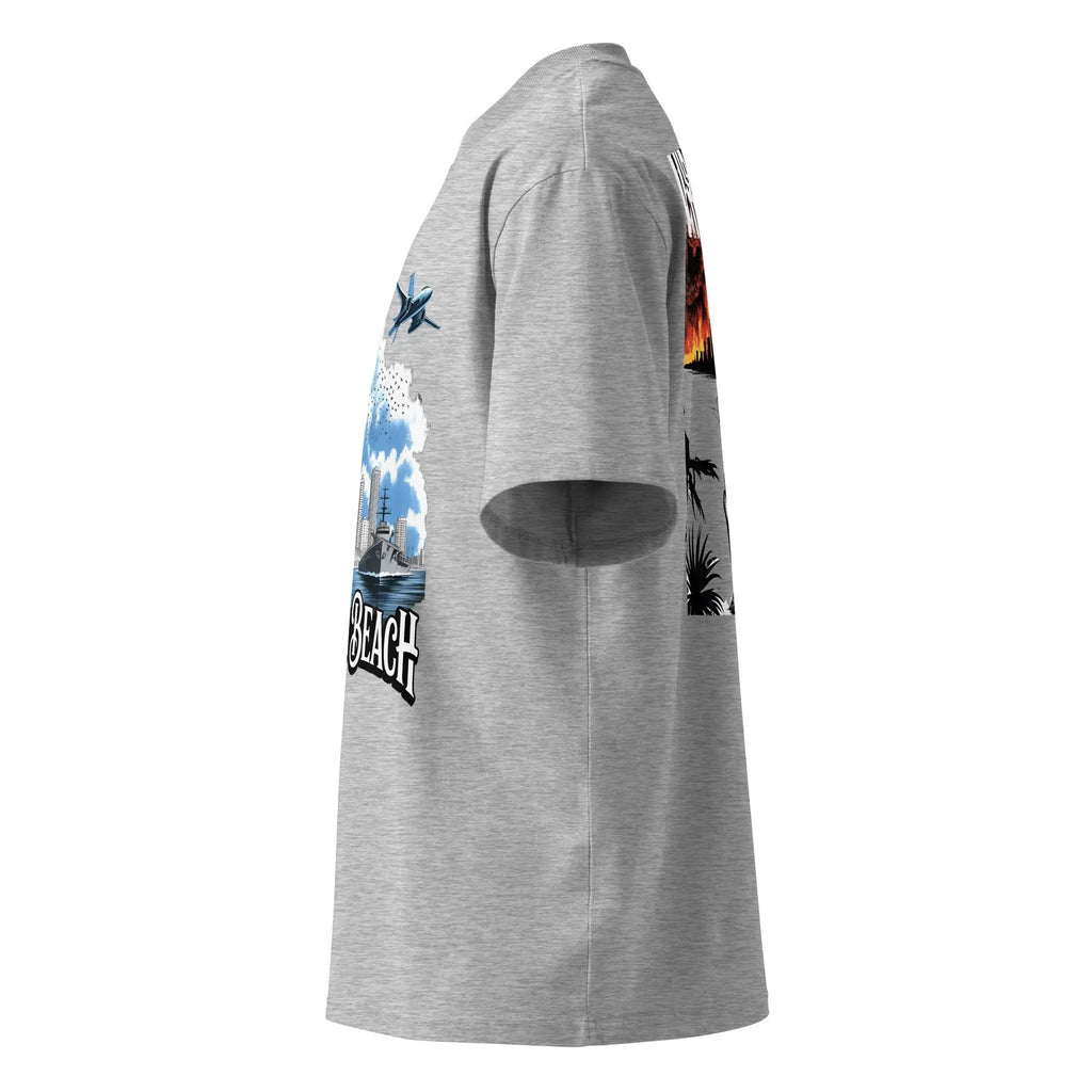 Hustler Dior: “Virginia Legends” — Oversized TeeUnisex organic oversized high neck t-shirt.