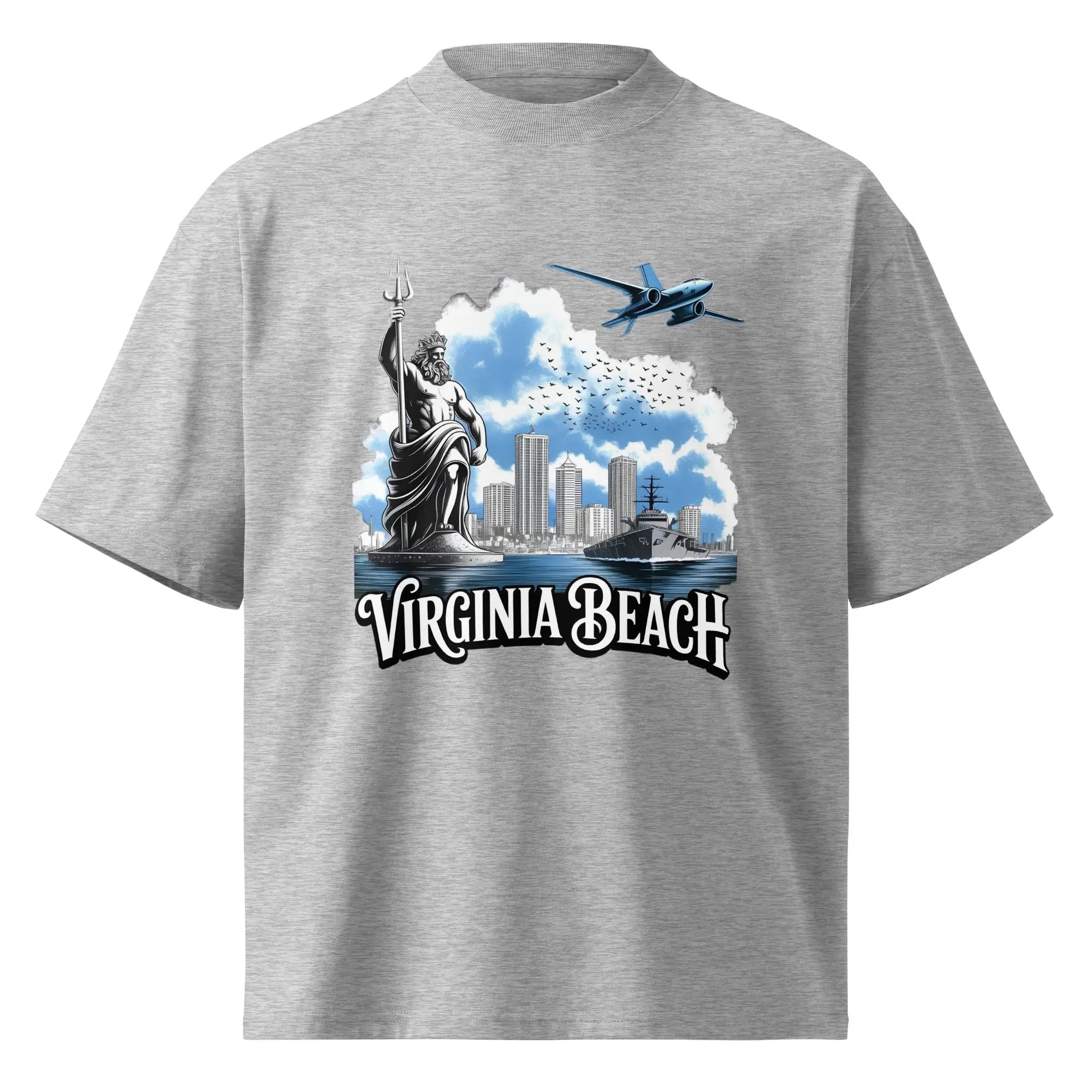 Hustler Dior: “Virginia Legends” — Oversized TeeUnisex organic oversized high neck t-shirt.