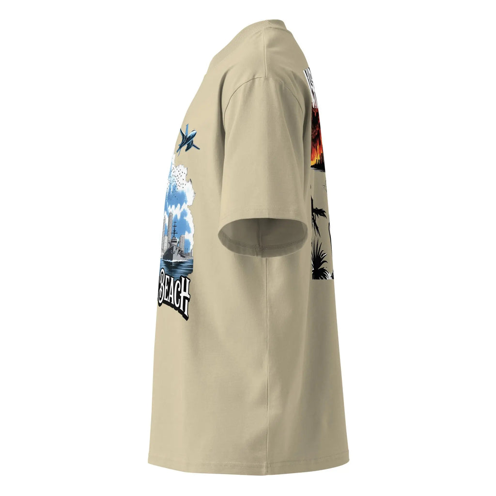 Hustler Dior: “Virginia Legends” — Oversized TeeUnisex organic oversized high neck t-shirt.