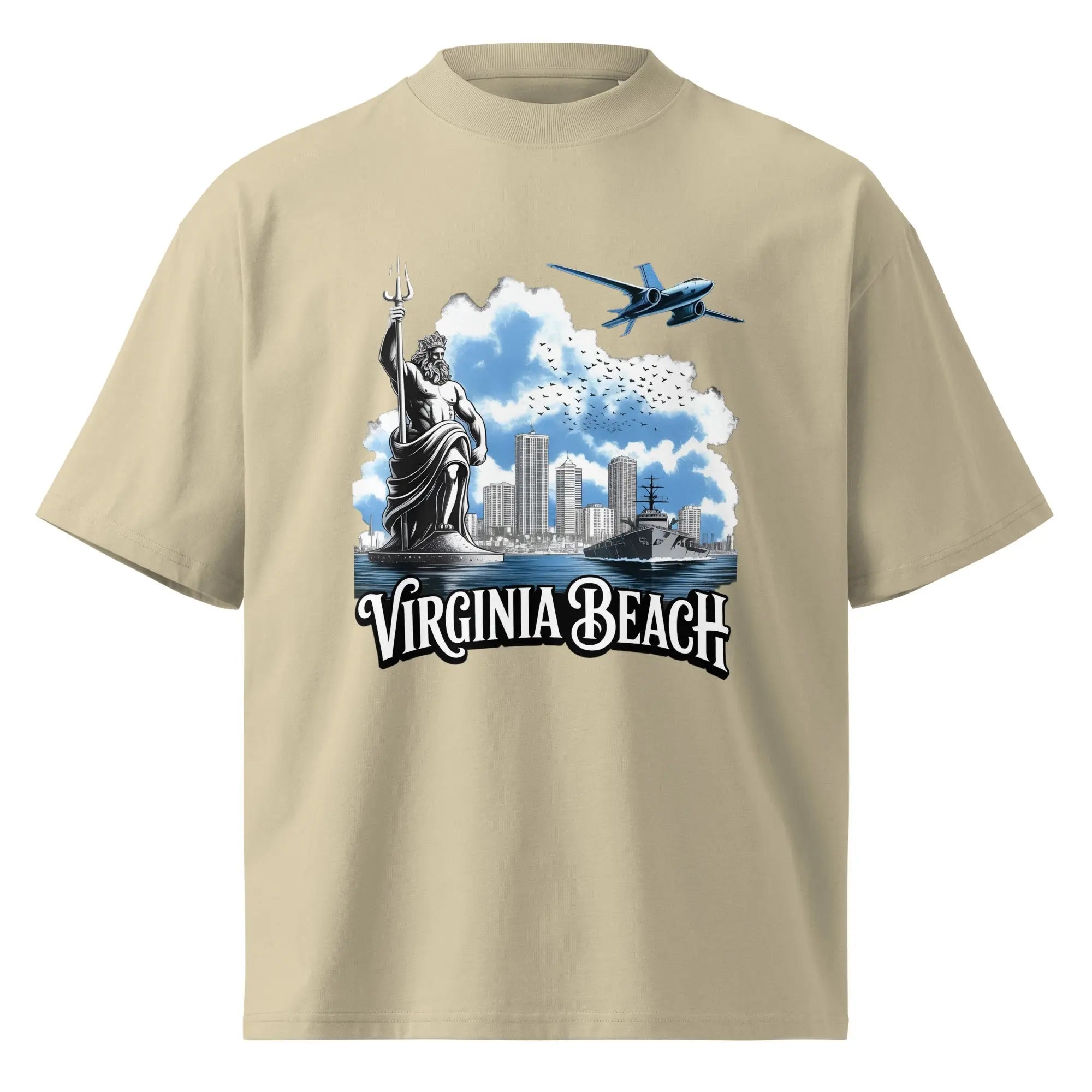 Hustler Dior: “Virginia Legends” — Oversized TeeUnisex organic oversized high neck t-shirt.