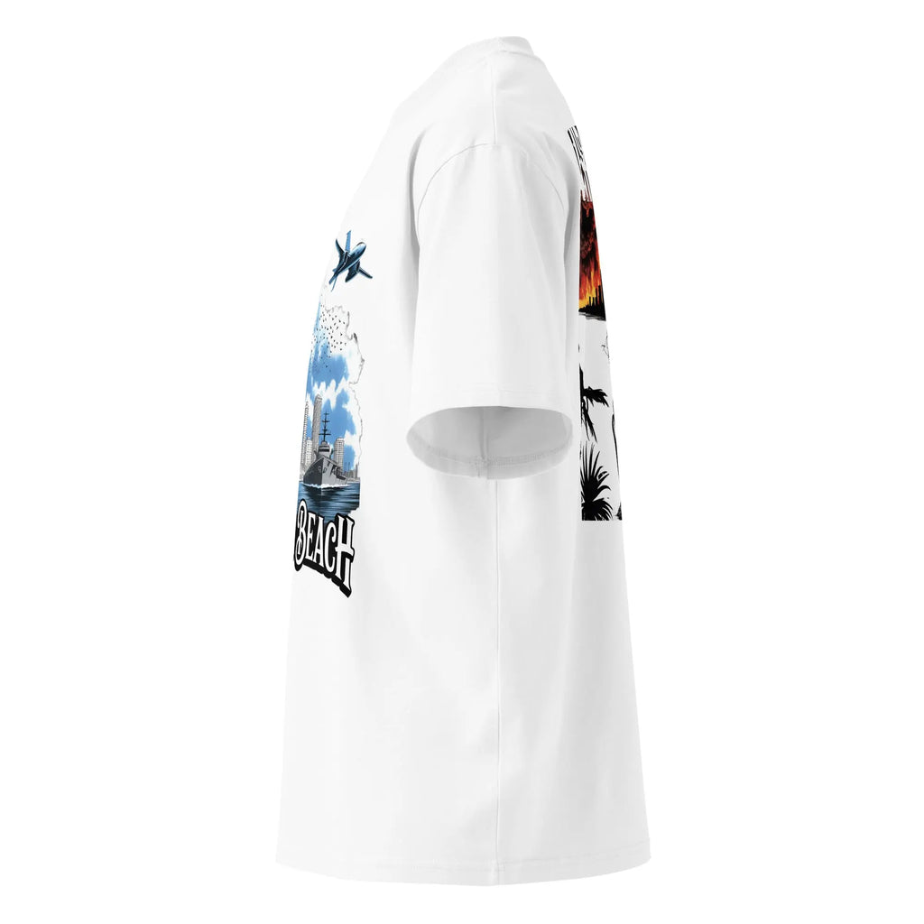 Hustler Dior: “Virginia Legends” — Oversized TeeUnisex organic oversized high neck t-shirt.