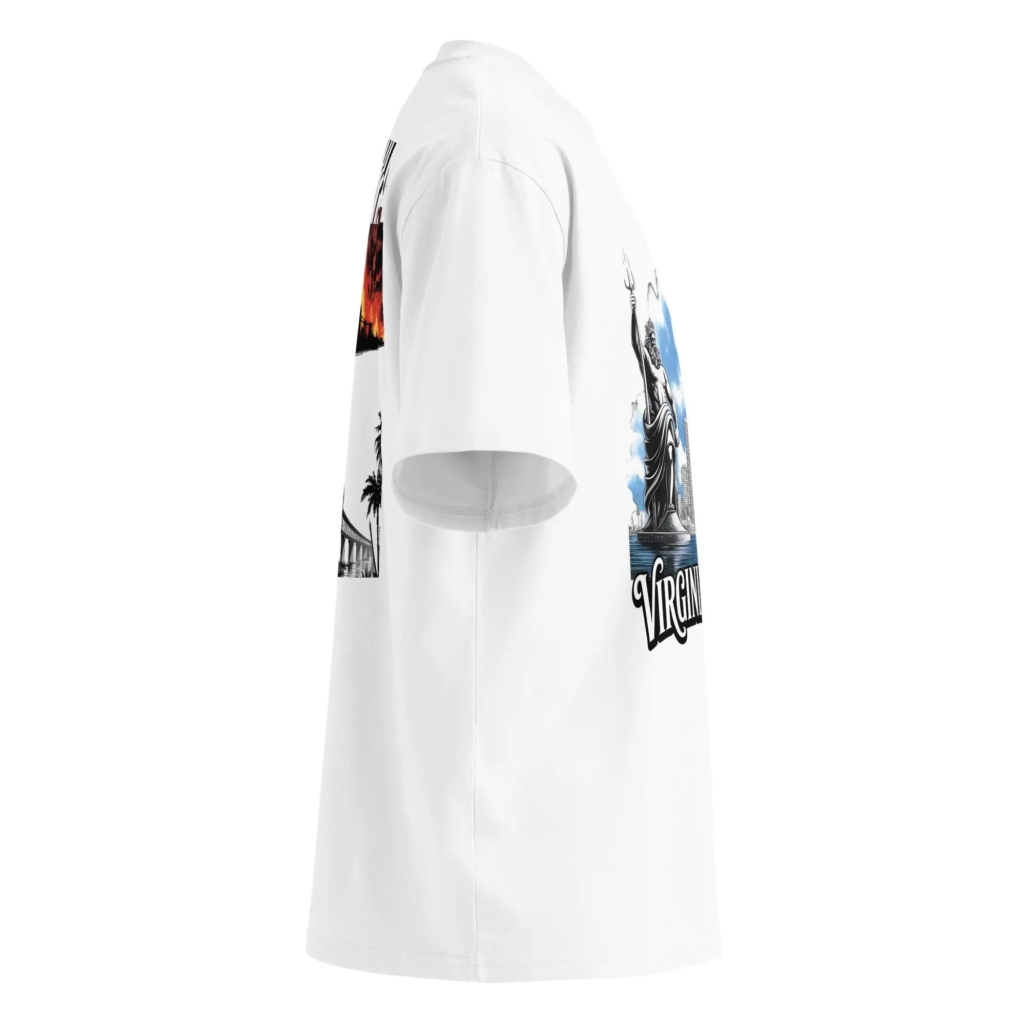 Hustler Dior: “Virginia Legends” — Oversized TeeUnisex organic oversized high neck t-shirt.