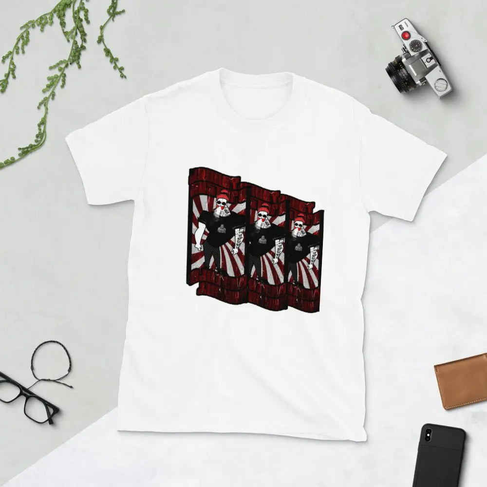 Johnny Gustapo Short-Sleeve Unisex T-Shirt.