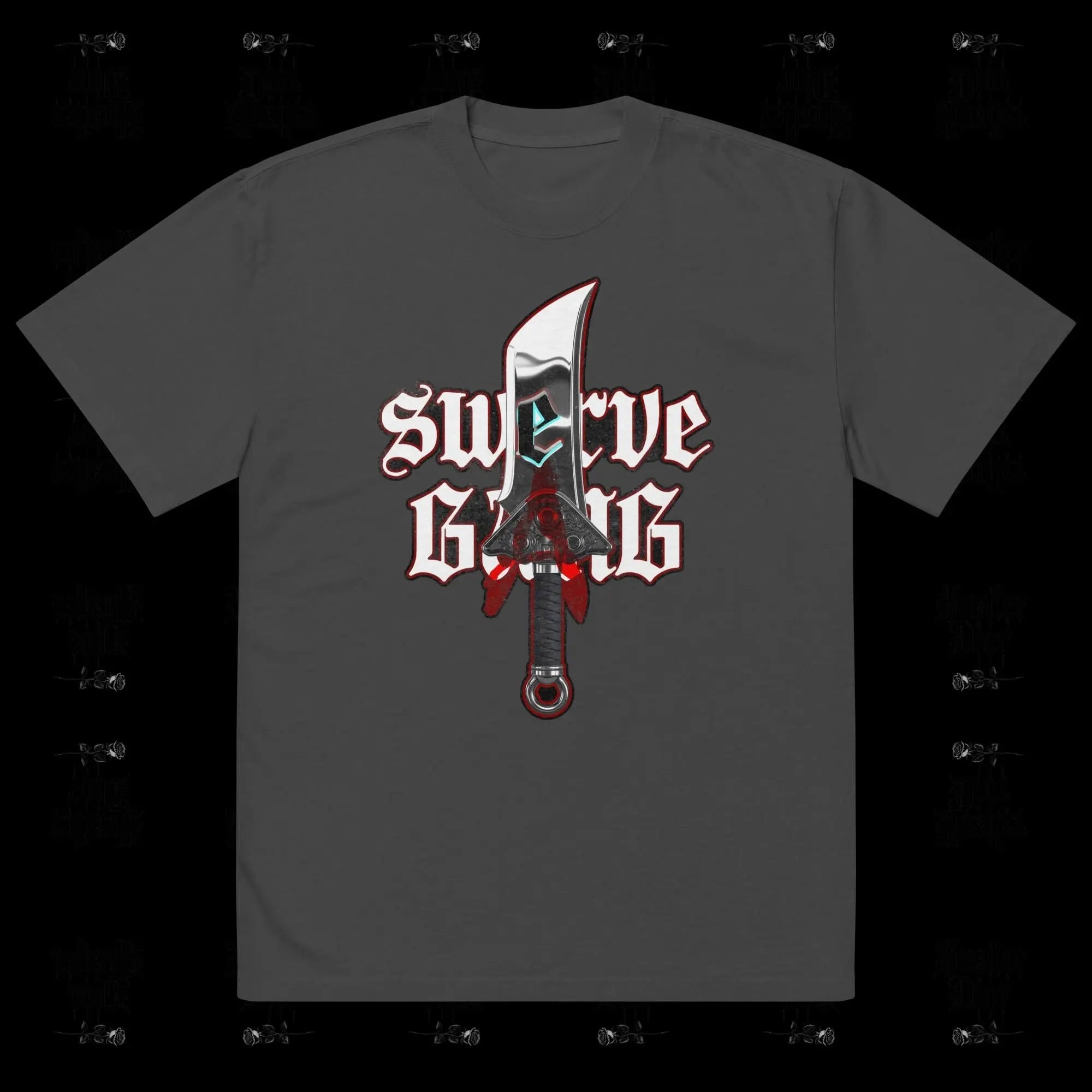 Knife Hand Trajectory Oversized faded t-shirt.