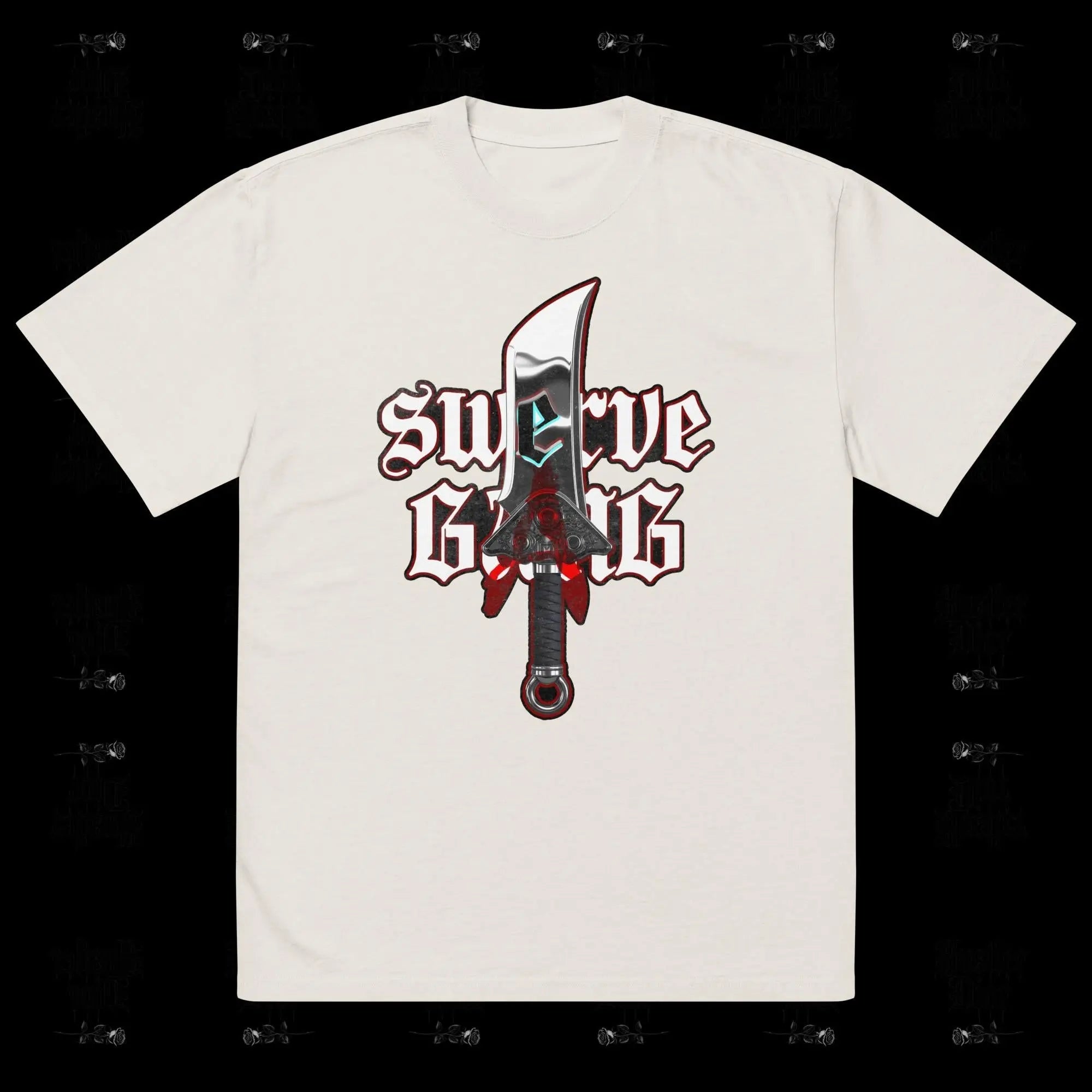 Knife Hand Trajectory Oversized faded t-shirt.