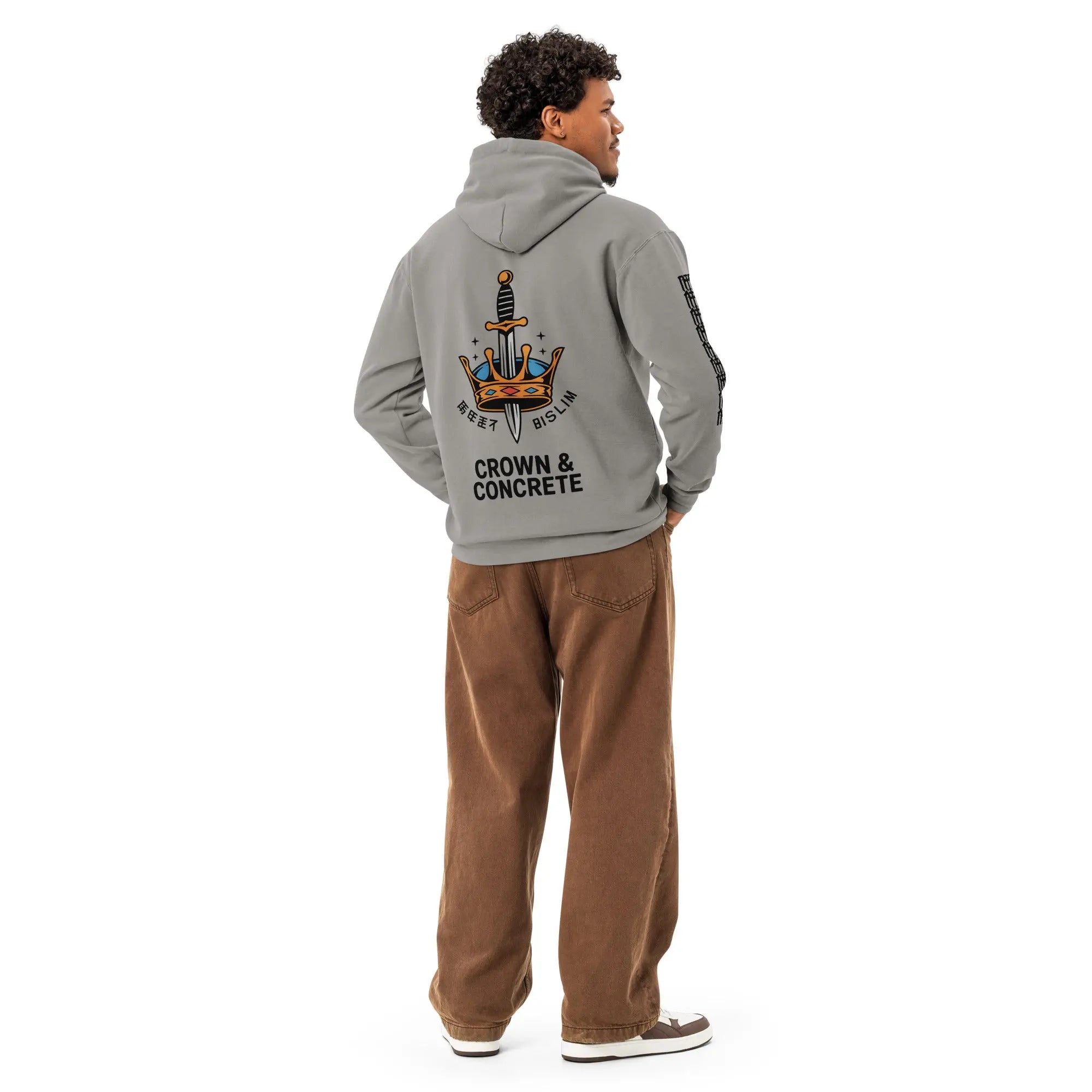 Monster From Within Unisex garment - dyed hoodie - Hustler Dior