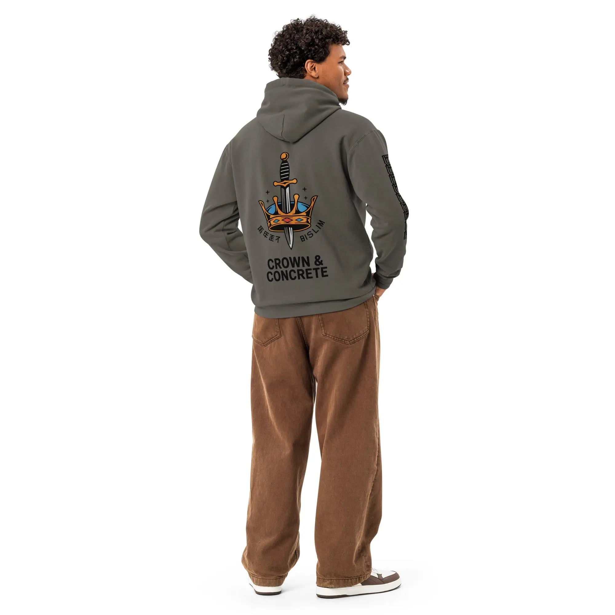 Monster From Within Unisex garment - dyed hoodie - Hustler Dior