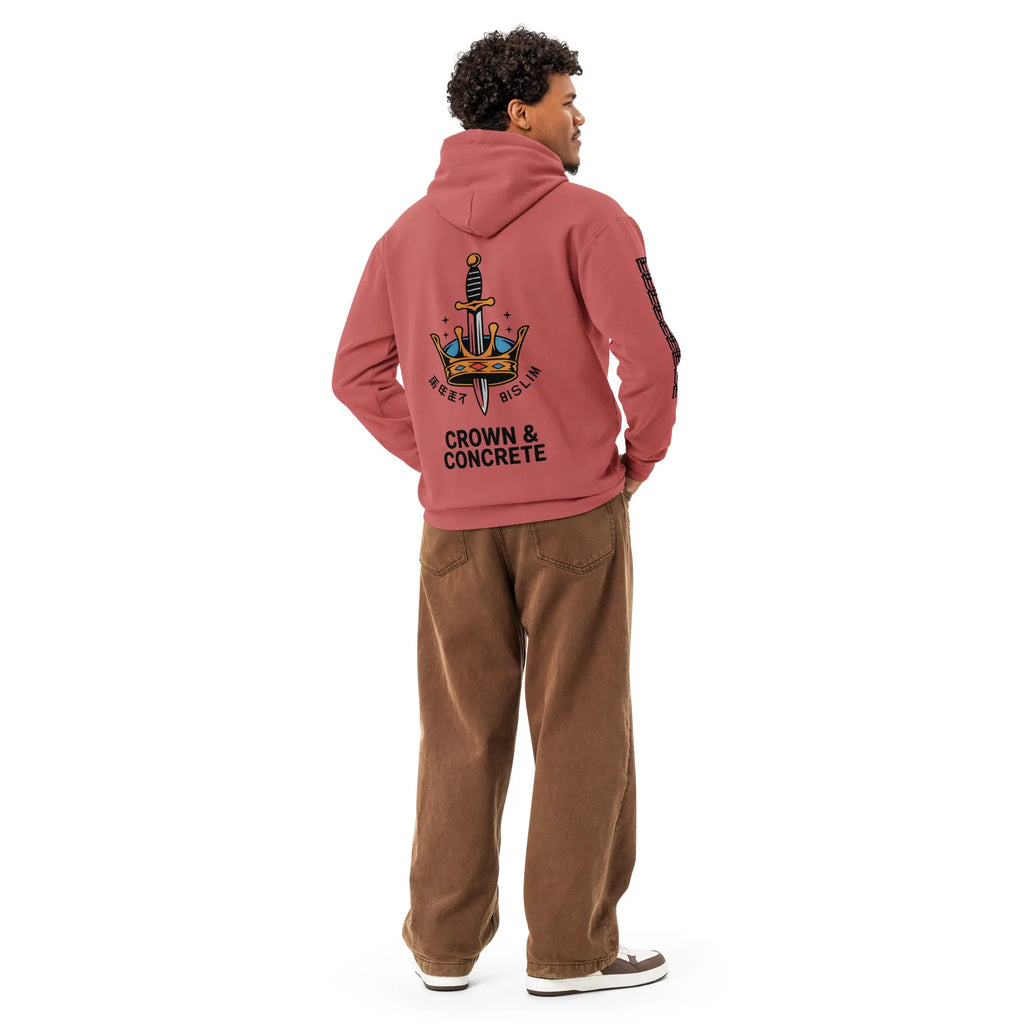 Monster From Within Unisex garment - dyed hoodie - Hustler Dior