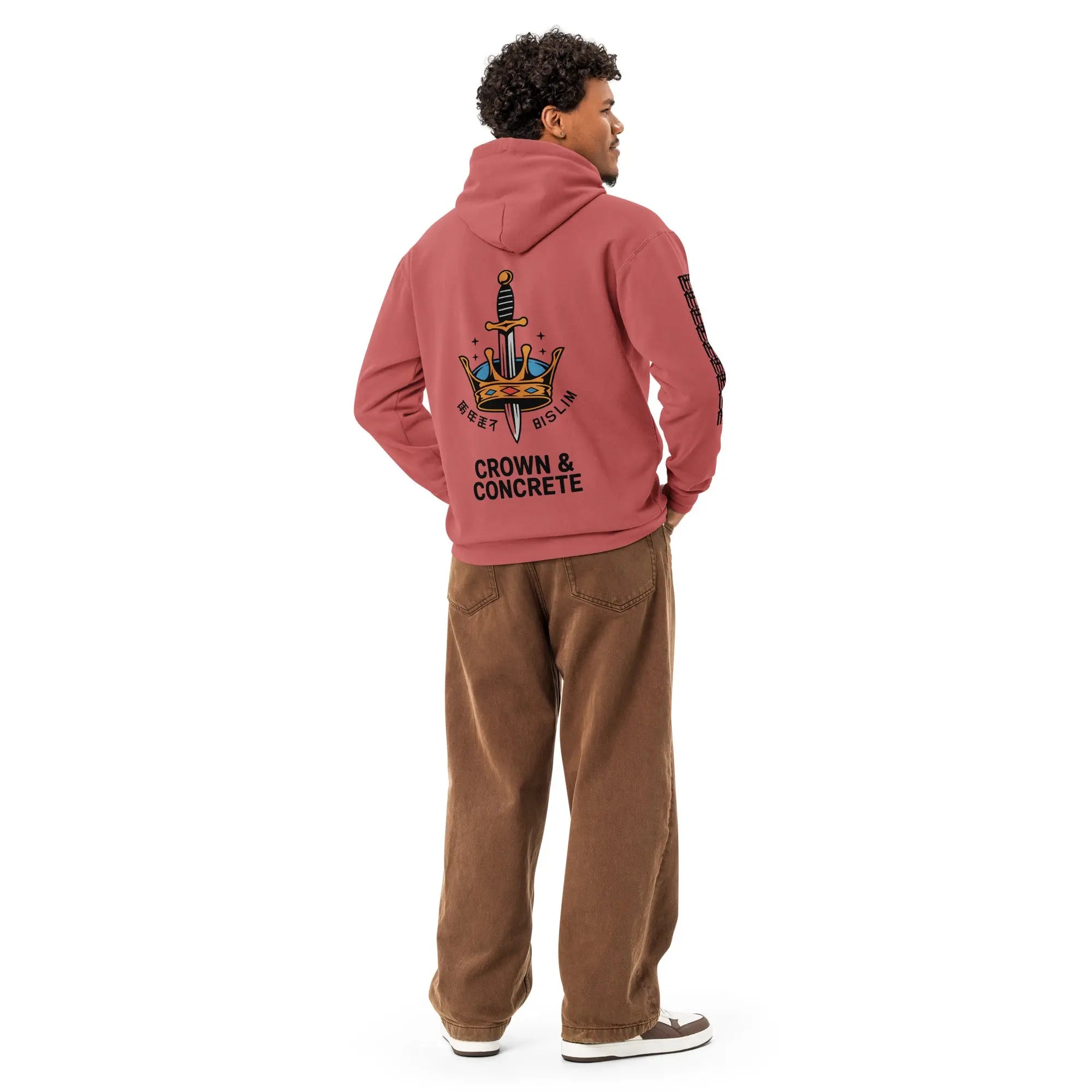 Monster From Within Unisex garment - dyed hoodie - Hustler Dior