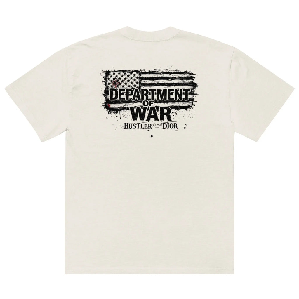 POW from the DOW Oversized faded t-shirt.