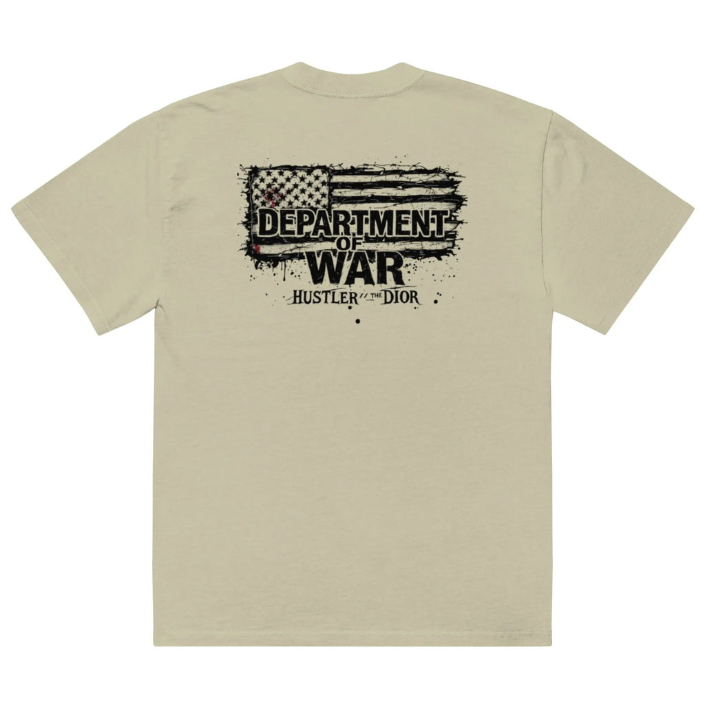 POW from the DOW Oversized faded t-shirt.