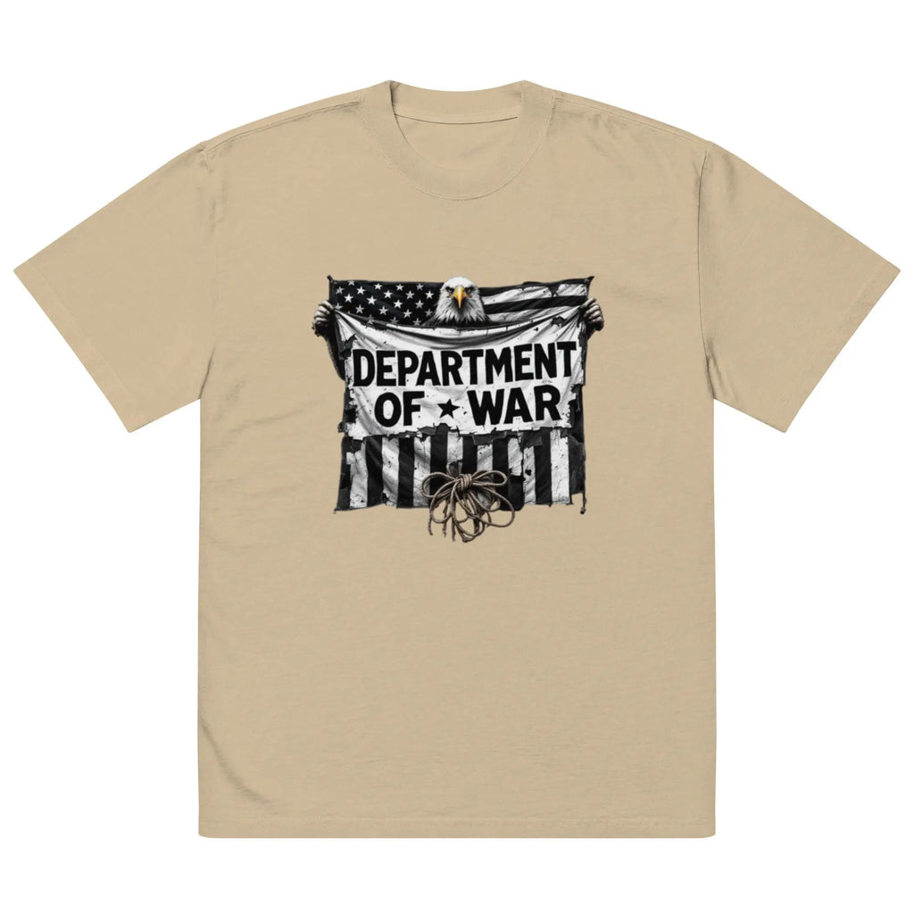 POW from the DOW Oversized faded t-shirt.