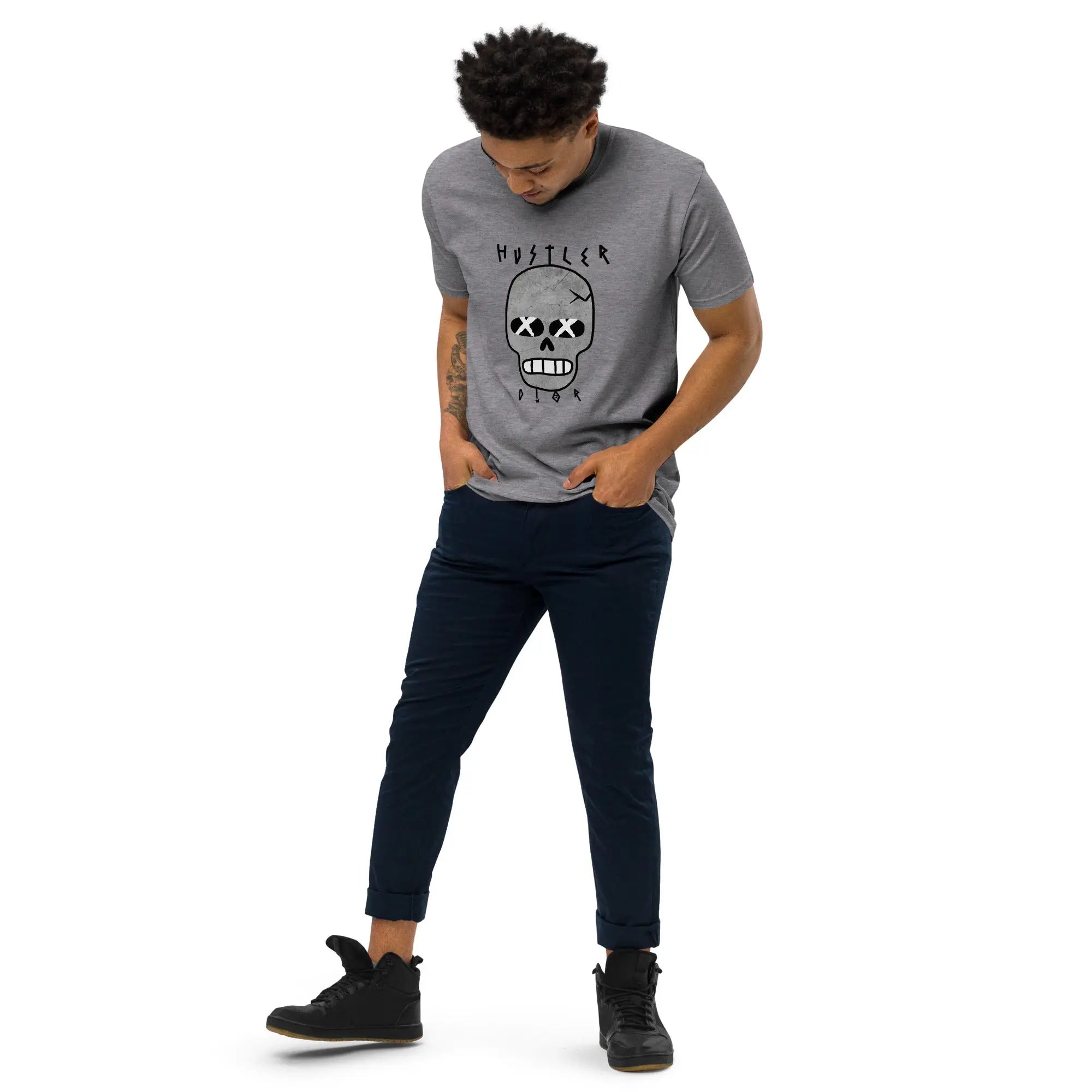 SkullFX Men’s premium heavyweight tee - Hustler Dior