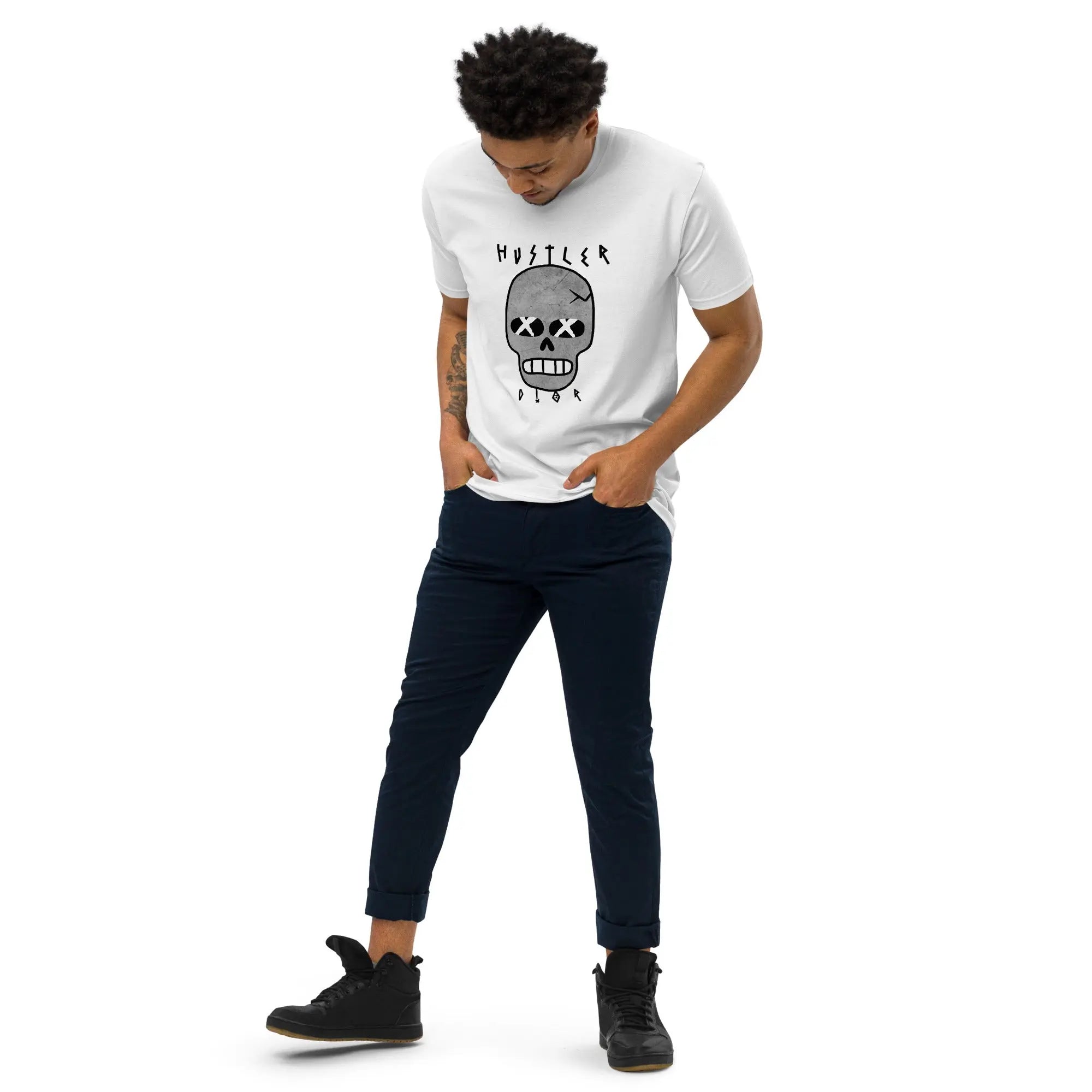 SkullFX Men’s premium heavyweight tee - Hustler Dior