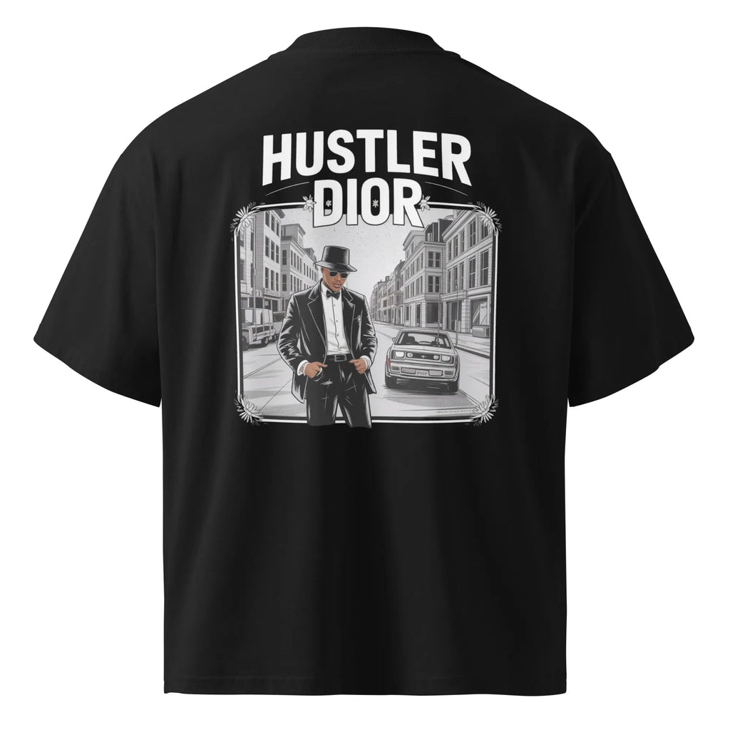 Stomp the Yard Unisex organic oversized high neck t-shirt.