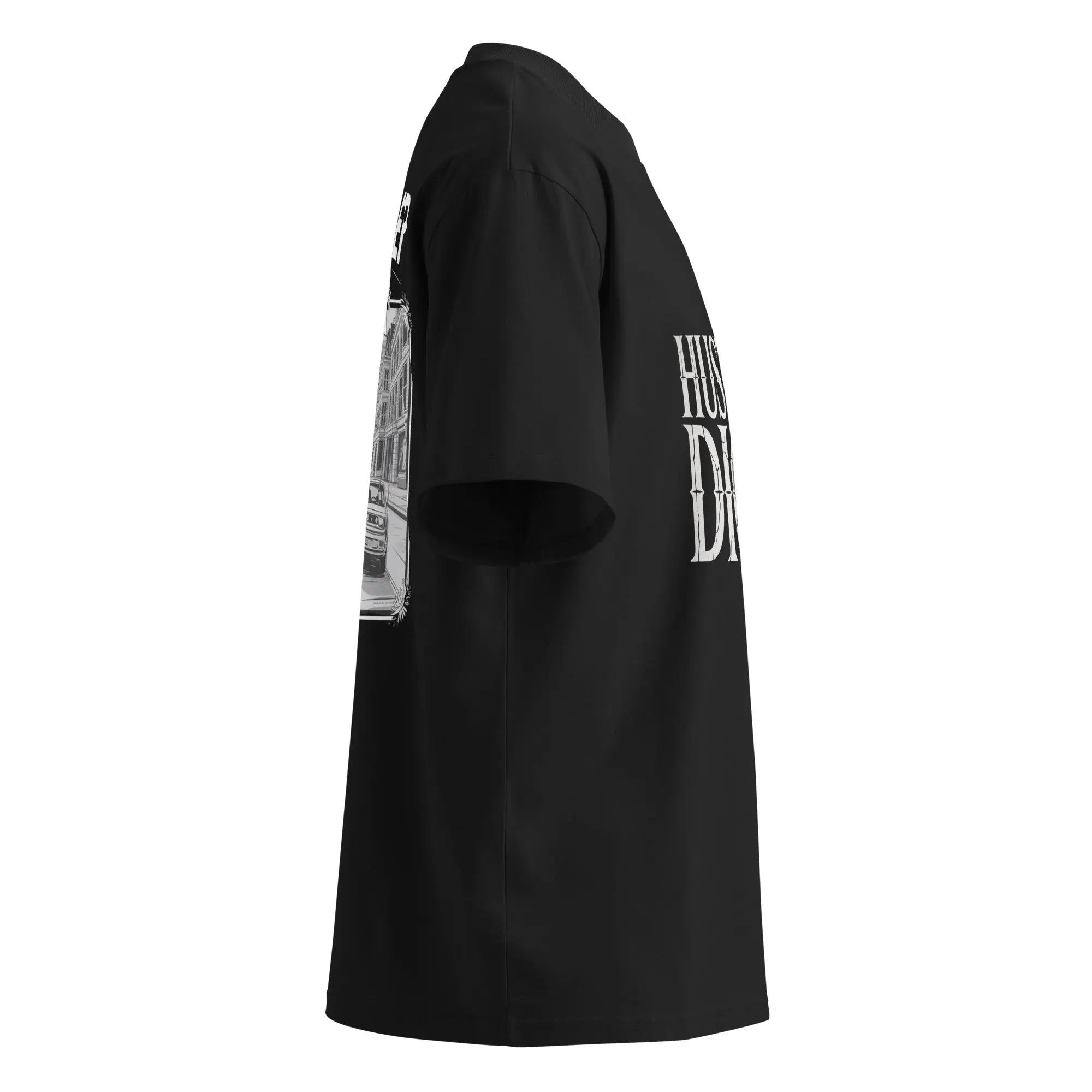 Stomp the Yard Unisex organic oversized high neck t-shirt.