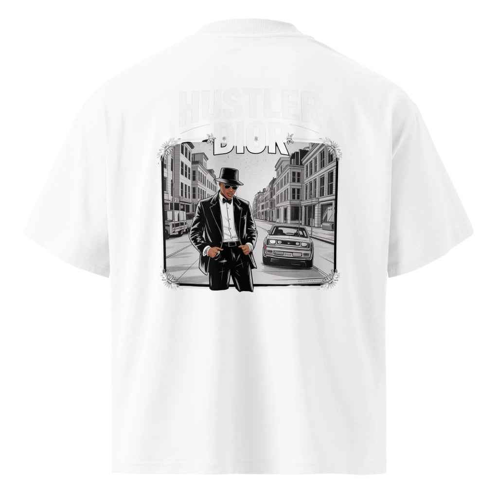 Stomp the Yard Unisex organic oversized high neck t-shirt.