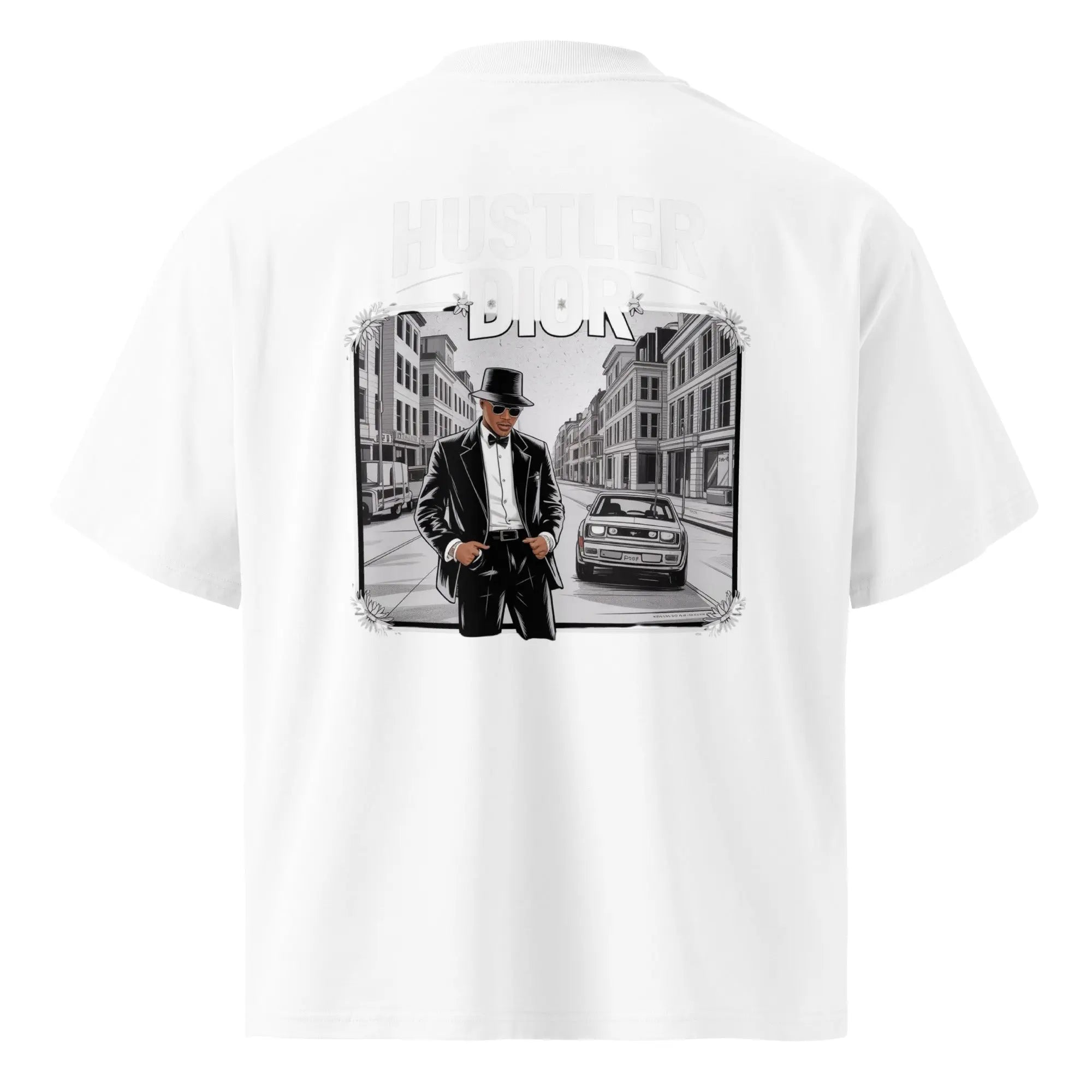 Stomp the Yard Unisex organic oversized high neck t-shirt.