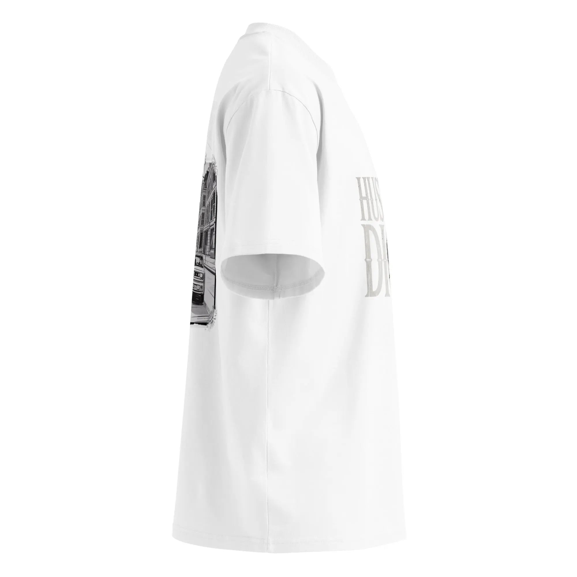 Stomp the Yard Unisex organic oversized high neck t-shirt.