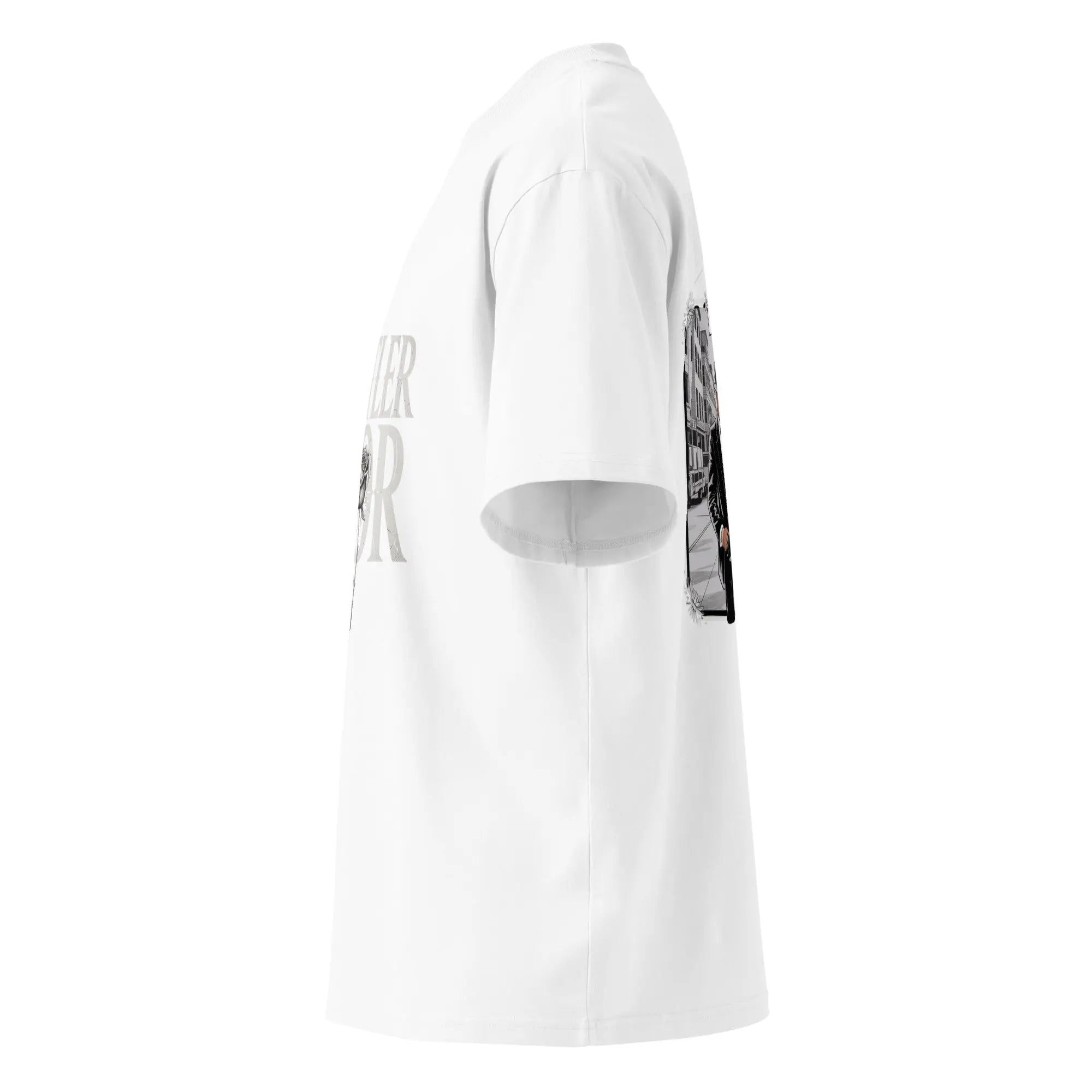 Stomp the Yard Unisex organic oversized high neck t-shirt.