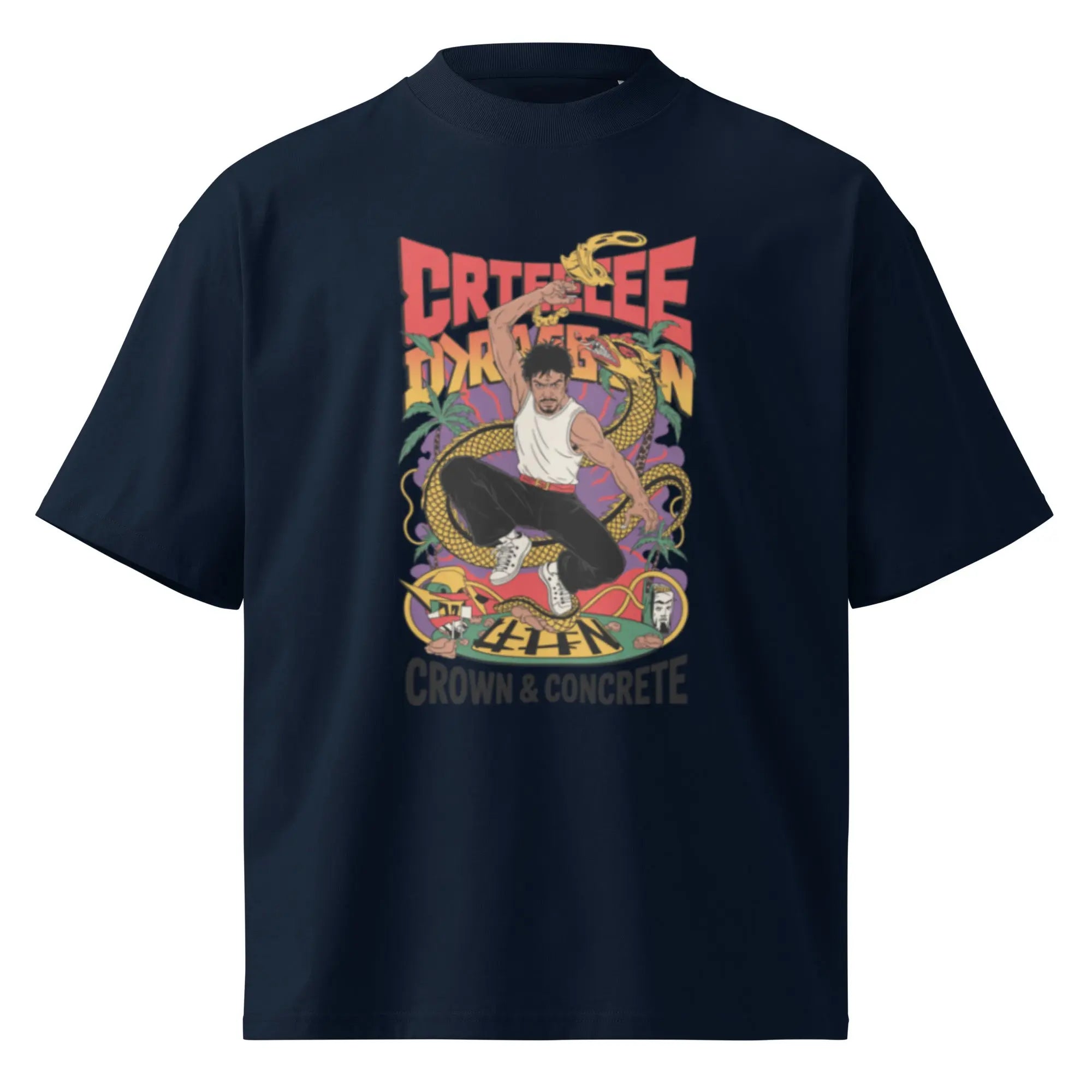 Swerve God “Glow Master” Bruce Leeroy Tee – Harlem Kung - Funk Edition - Hustler Dior