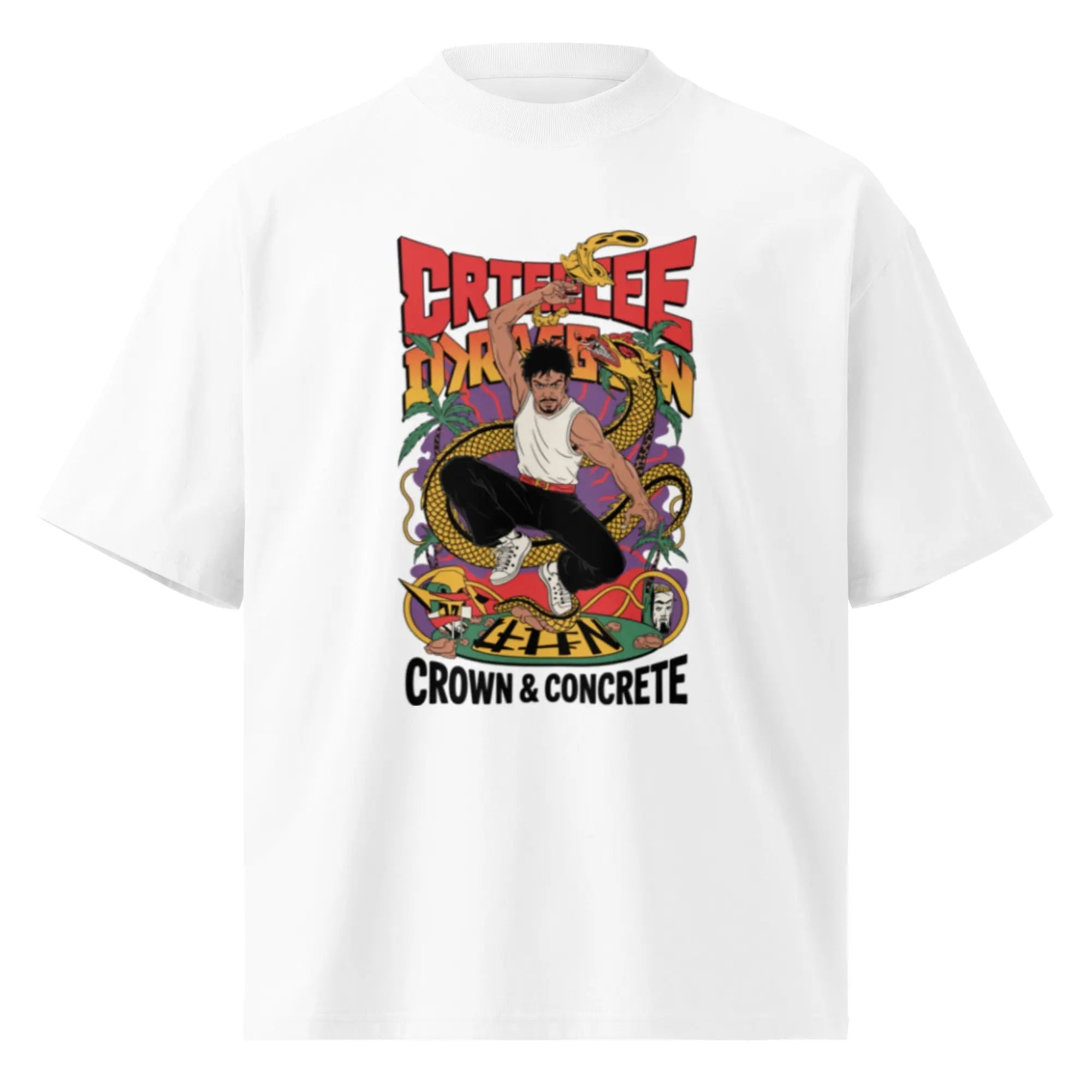 Swerve God “Glow Master” Bruce Leeroy Tee – Harlem Kung - Funk Edition - Hustler Dior