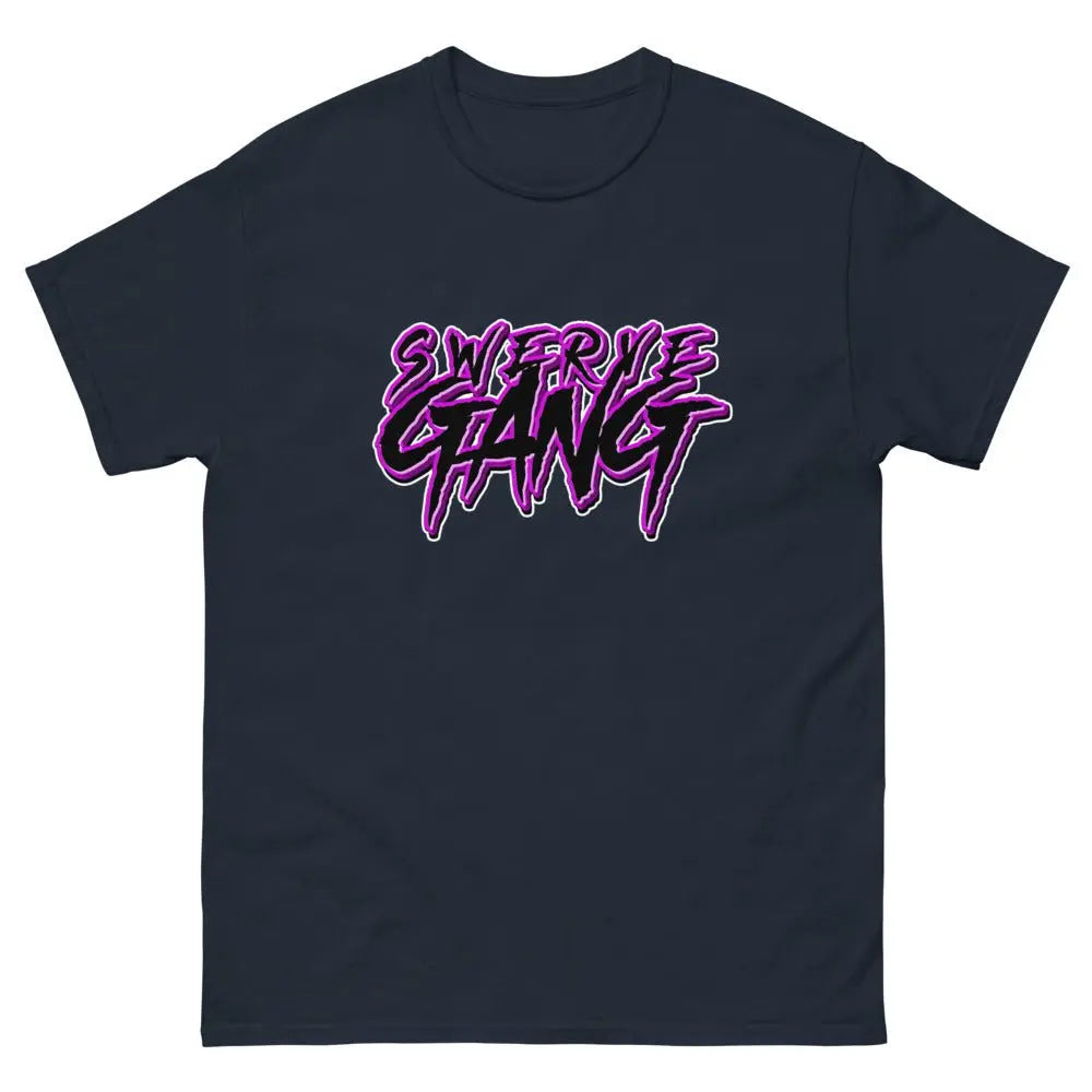 SwerveGang Purp Men's heavyweight tee.
