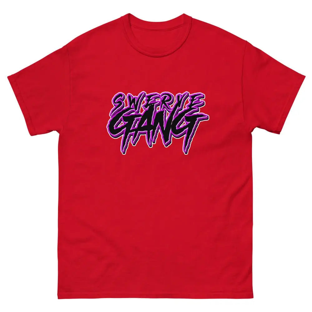 SwerveGang Purp Men's heavyweight tee.