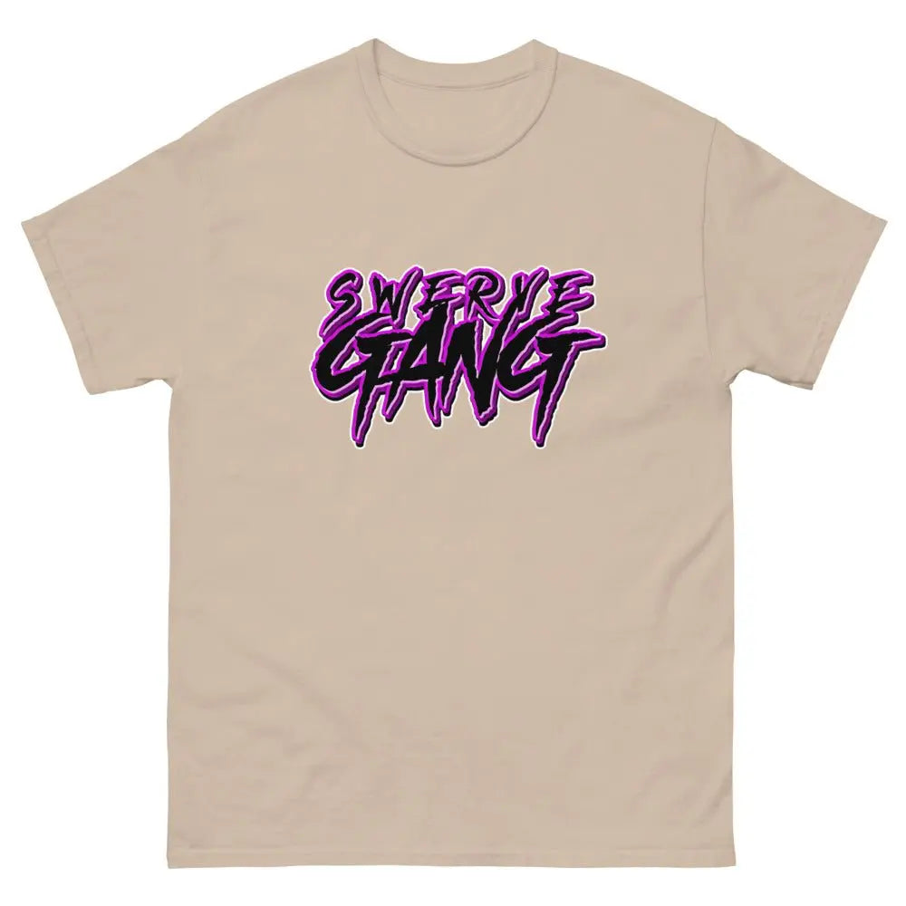 SwerveGang Purp Men's heavyweight tee.